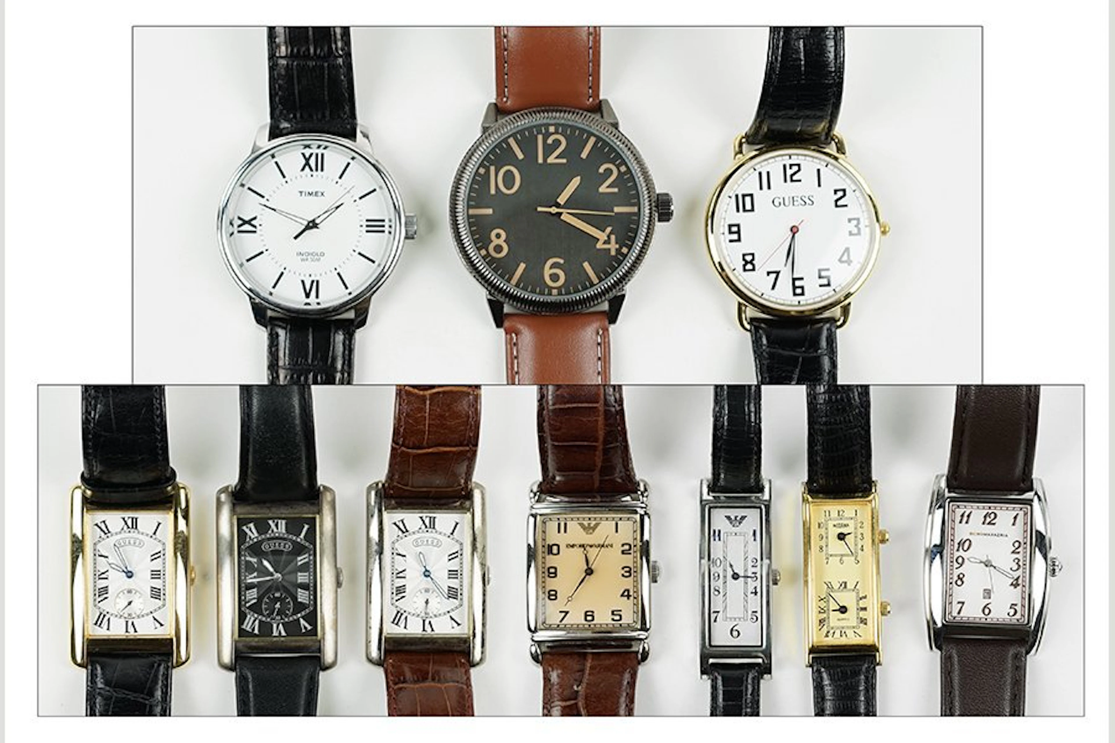 A Collection of Men's Watches.