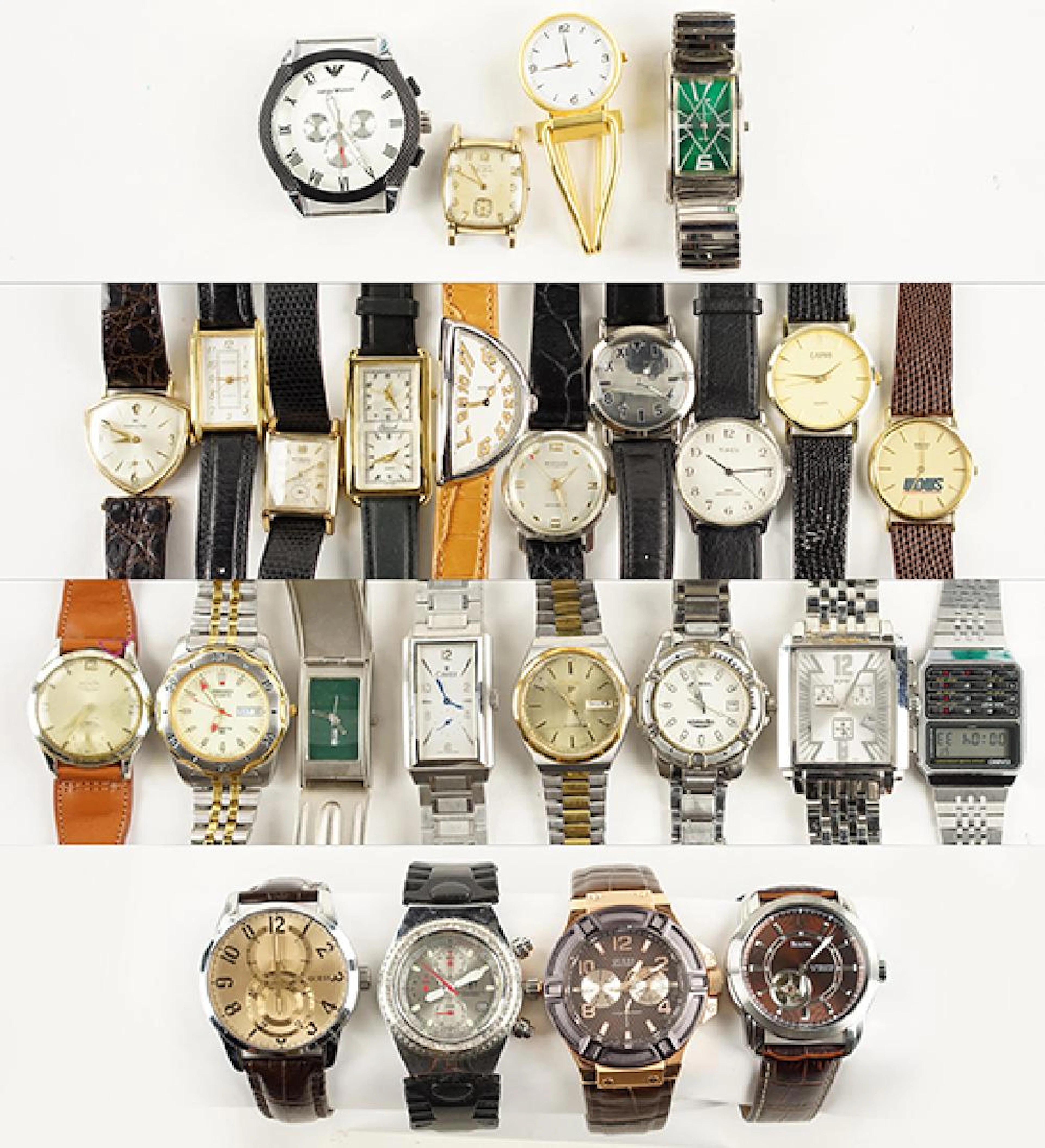 A Collection of Men's Watches.