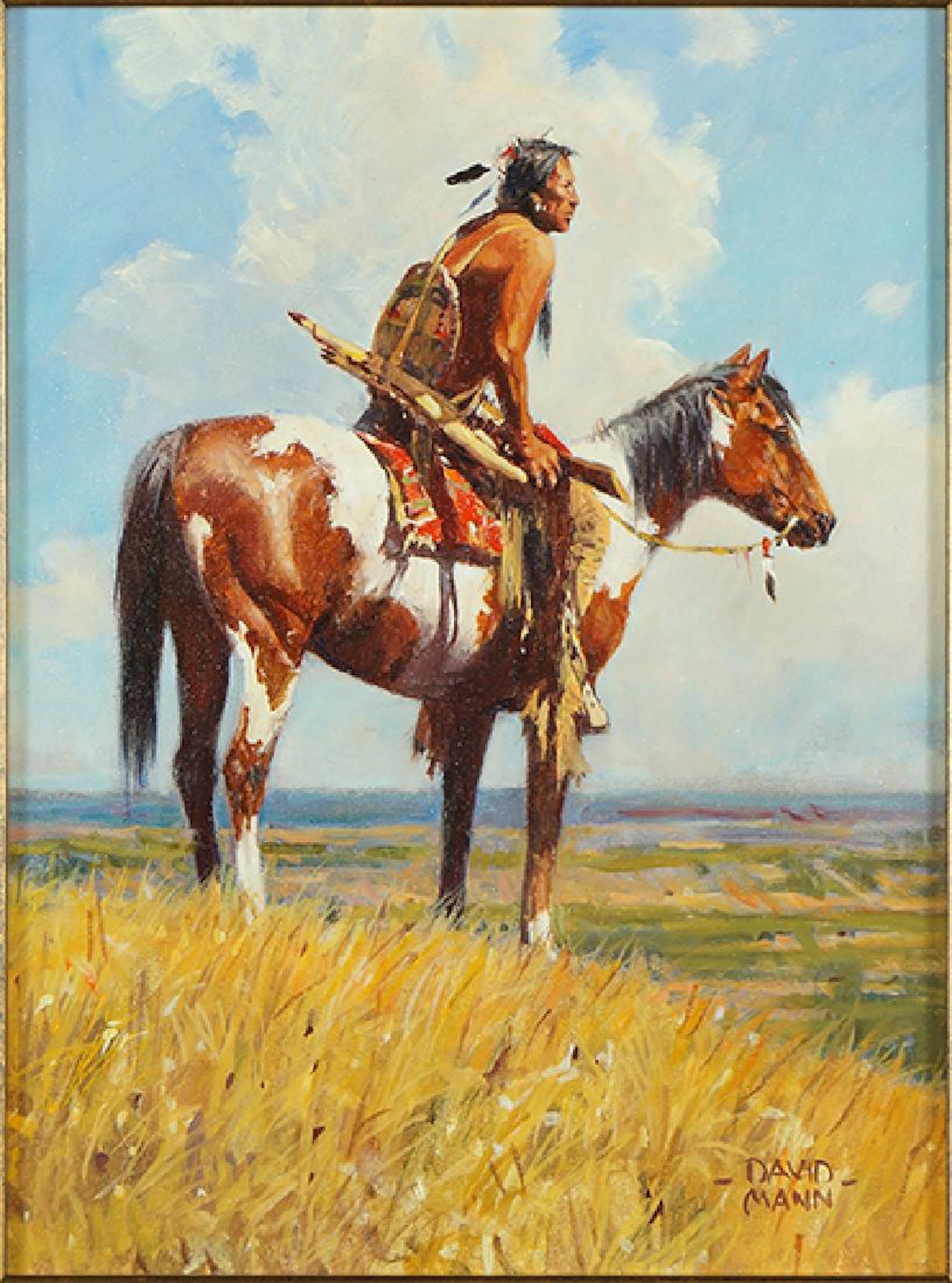 David Mann (American, B. 1948) Scout's Watch.
