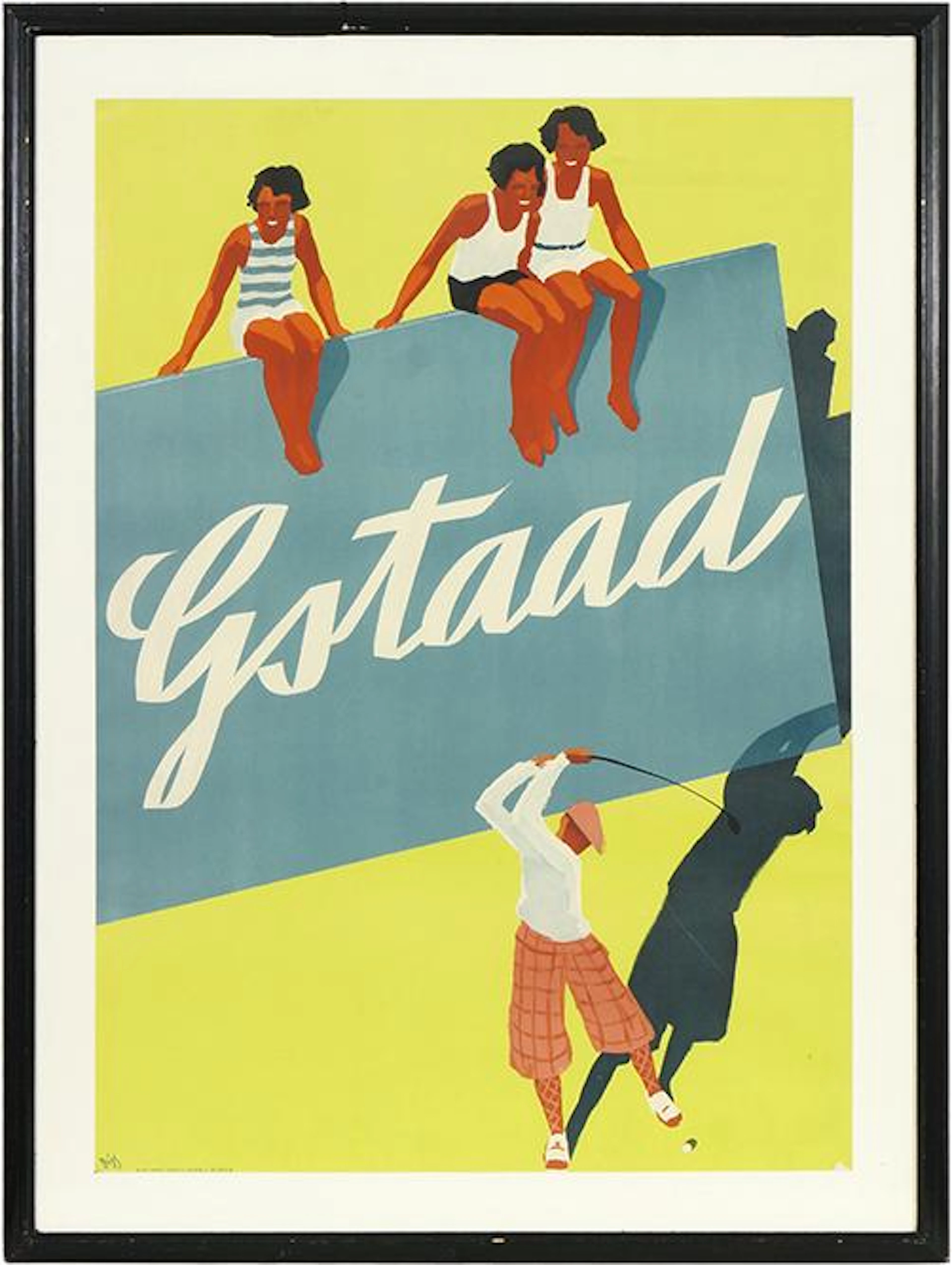 Alex Walter Diggelmann (Swiss, 1902-1987) Gstaad Golf.