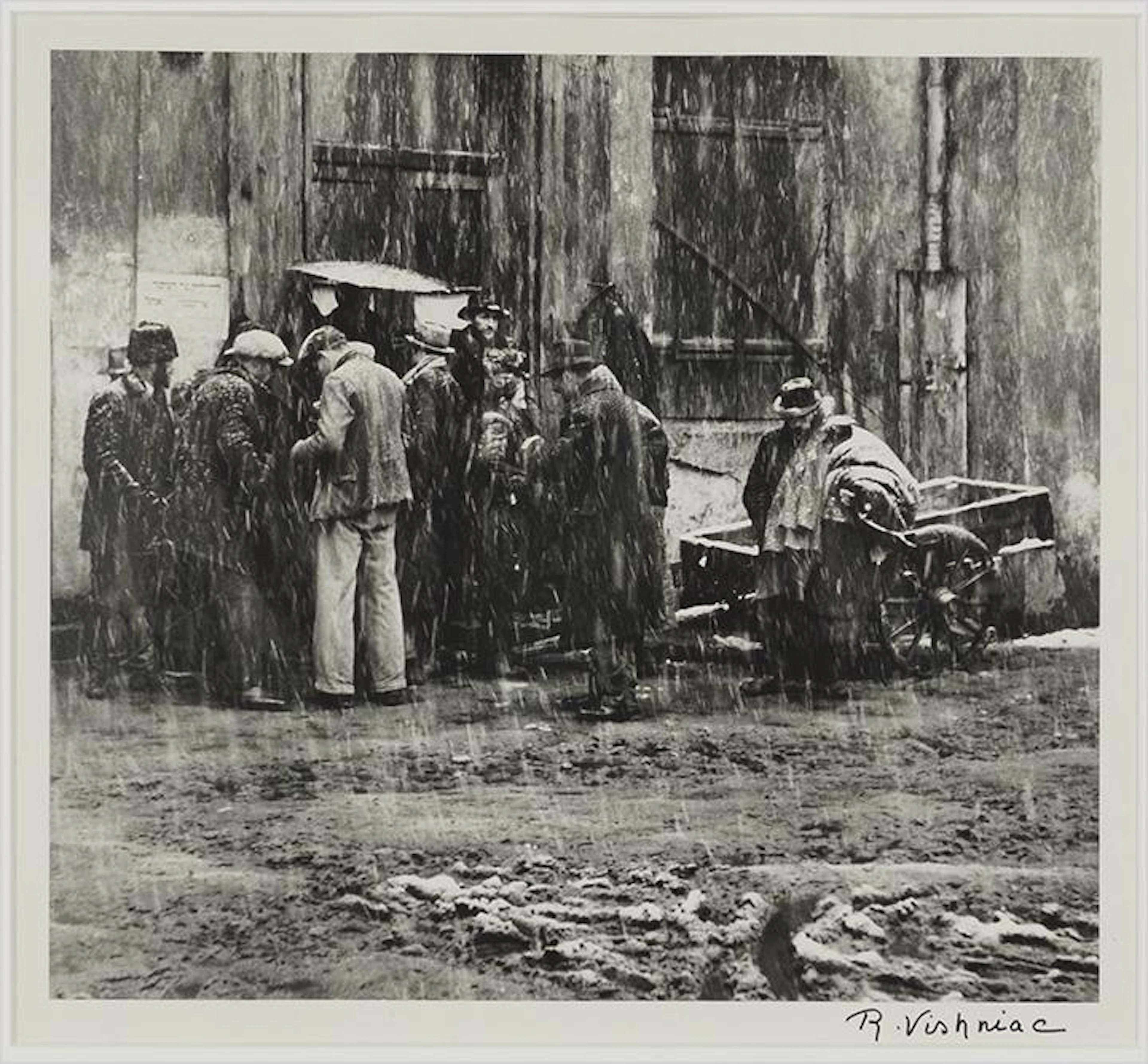 Roman Vishniac (Russian-American, 1897-1990) Snow: