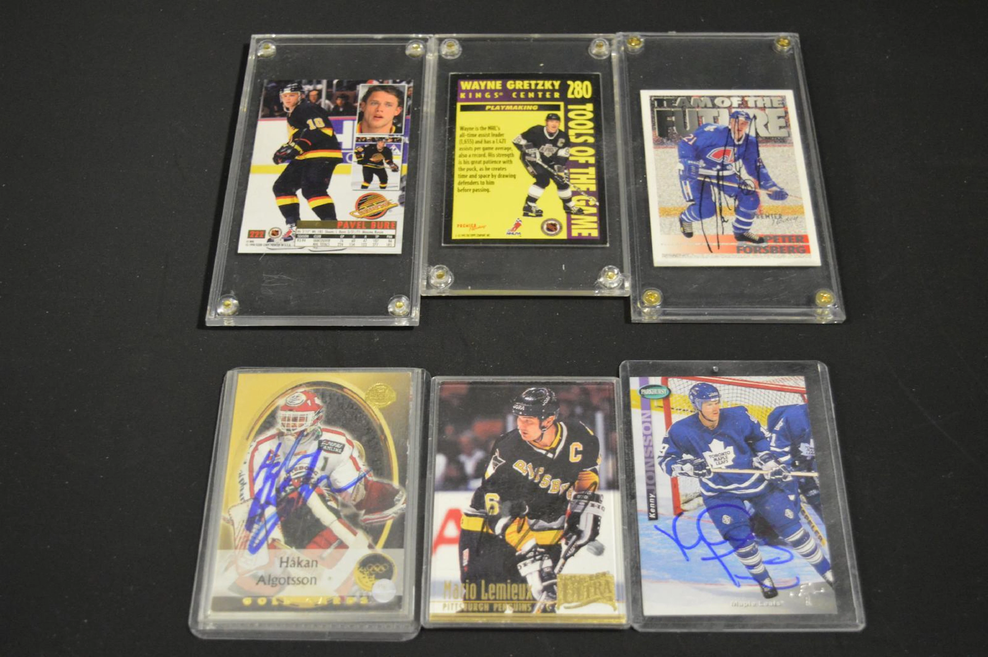 Samlarkort, Hockey, bl.a Wayne Gretzky