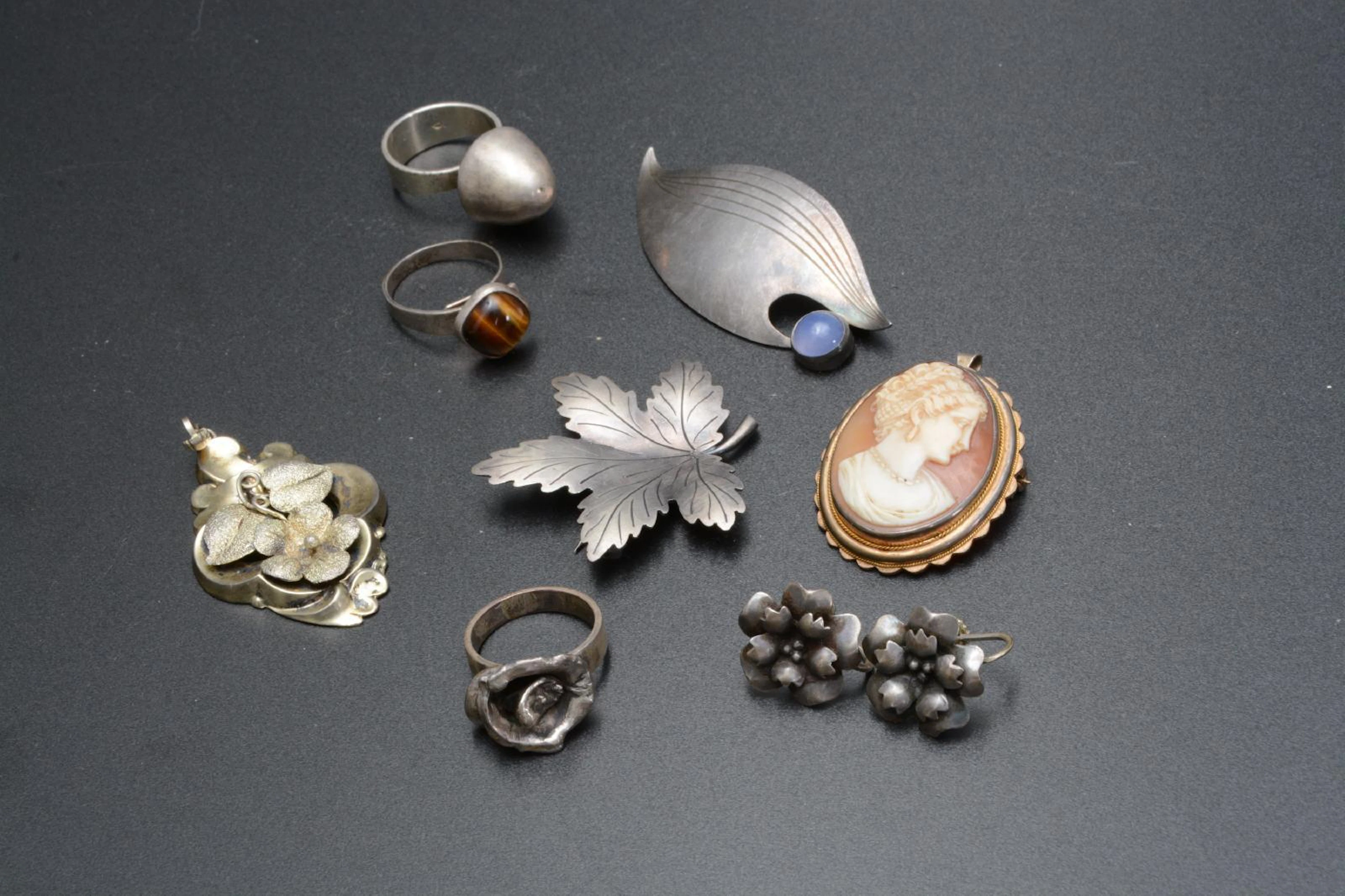 Vintagesmycken, silver