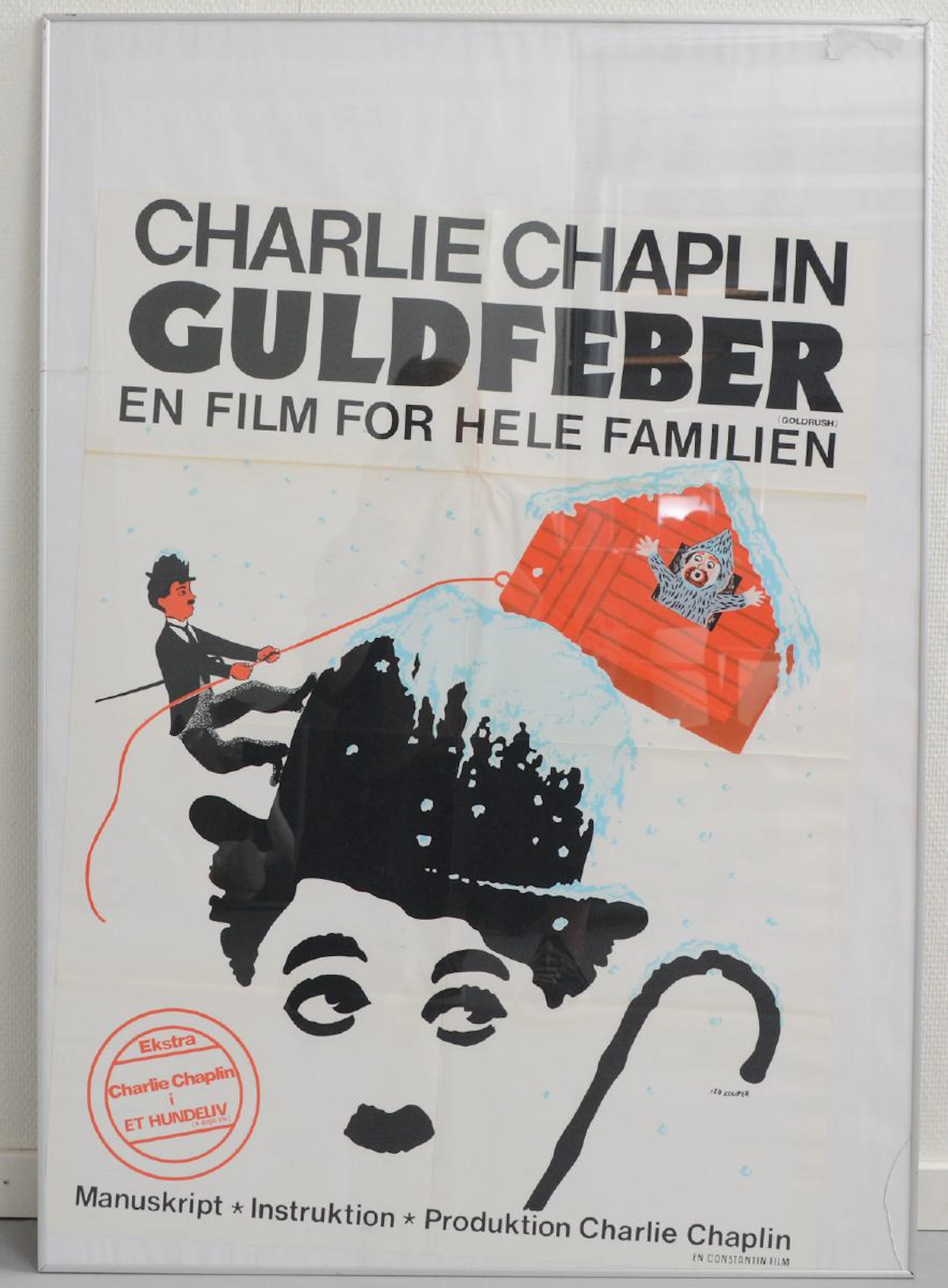 Filmaffisch, "Guldfeber", Charlie Chaplin