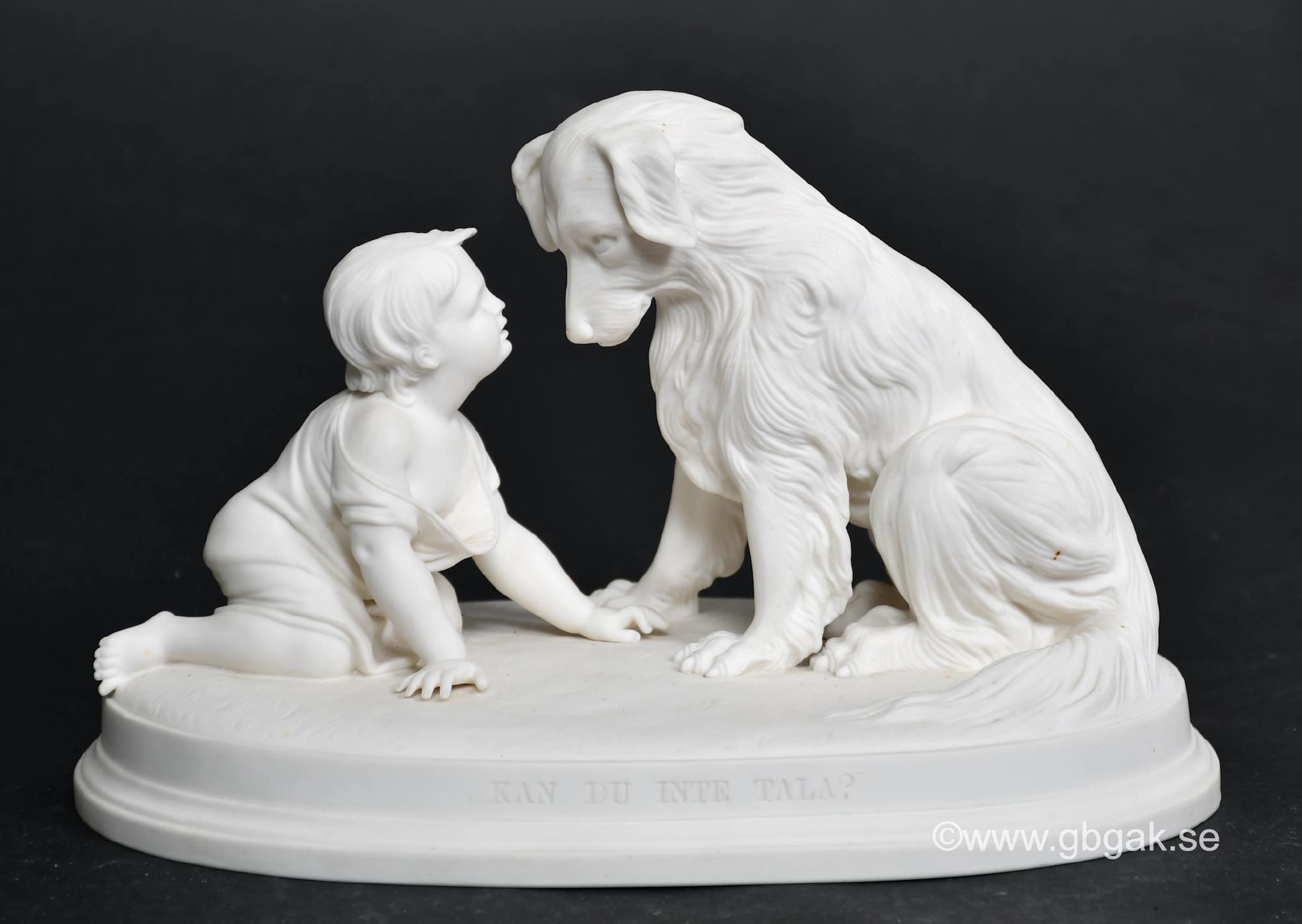 Figurin, "Kan du inte tala", Gustavsberg