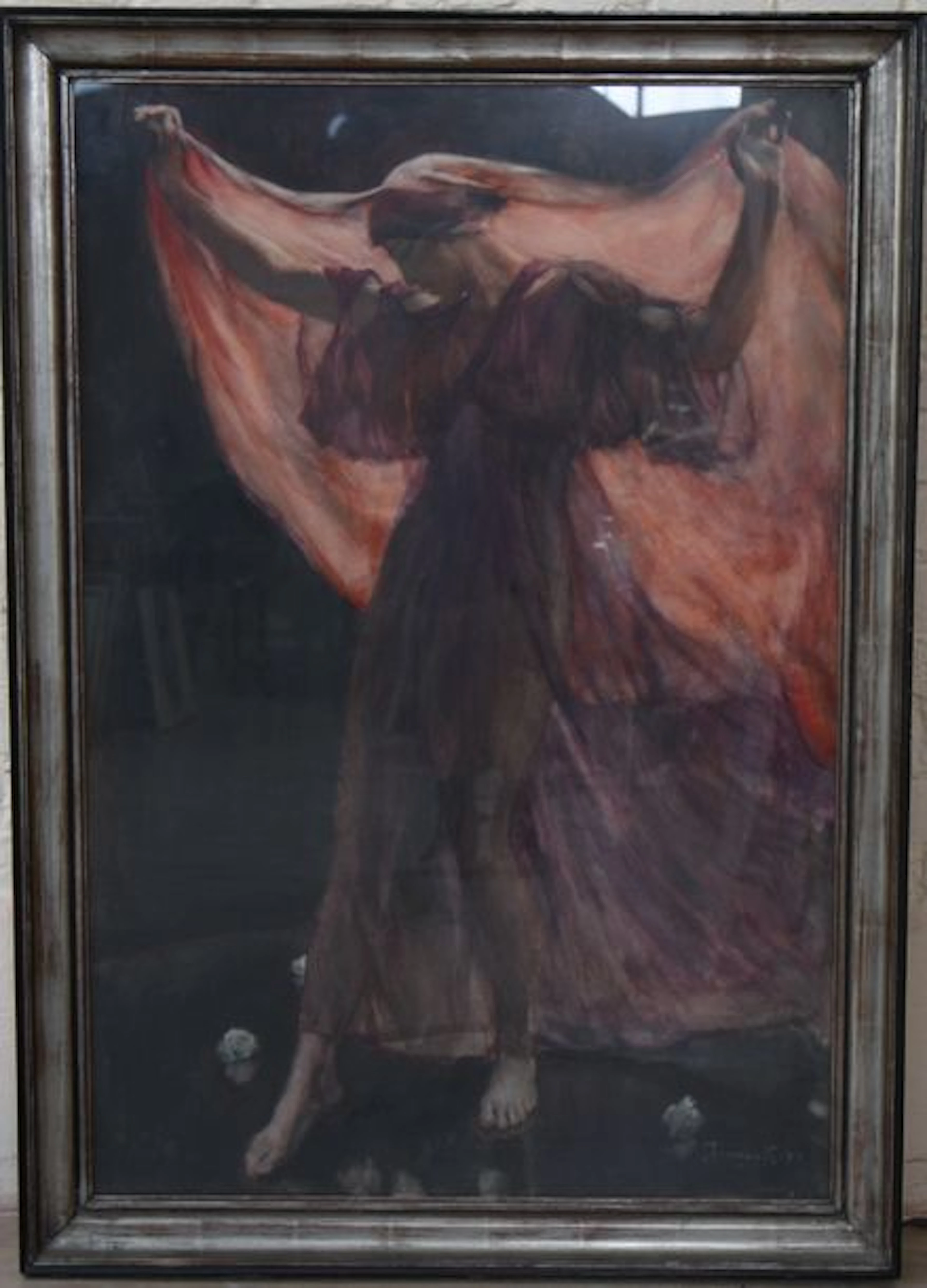 Aquarelle "danseuse grecque" de Herman Richer…