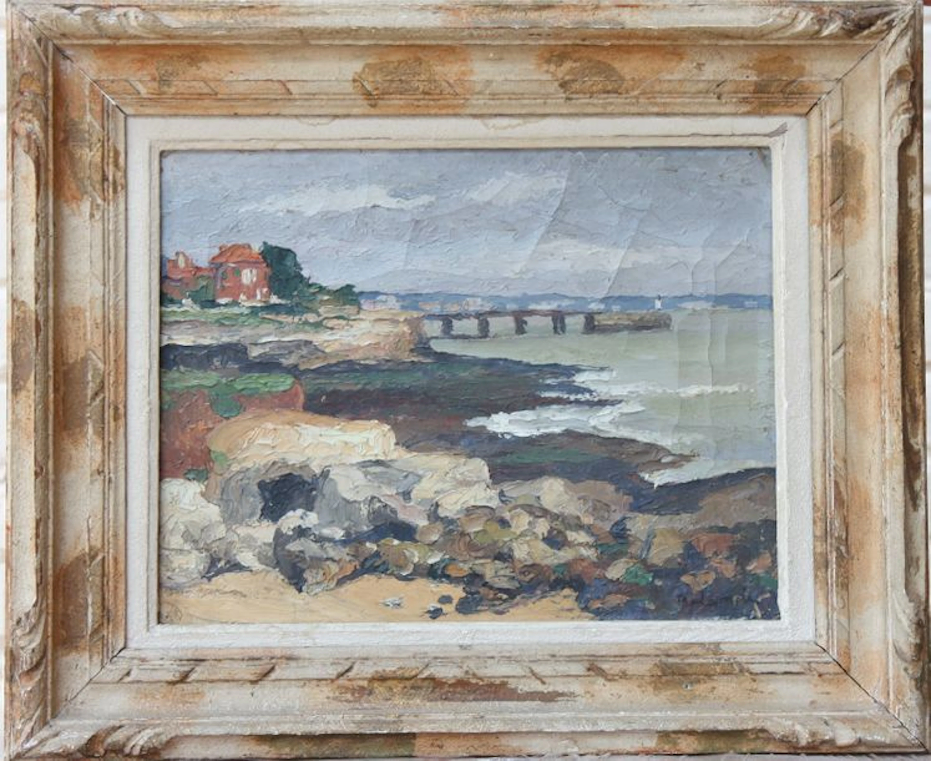 "la baie" attr à Gaston BALANDE (1880-1971)…