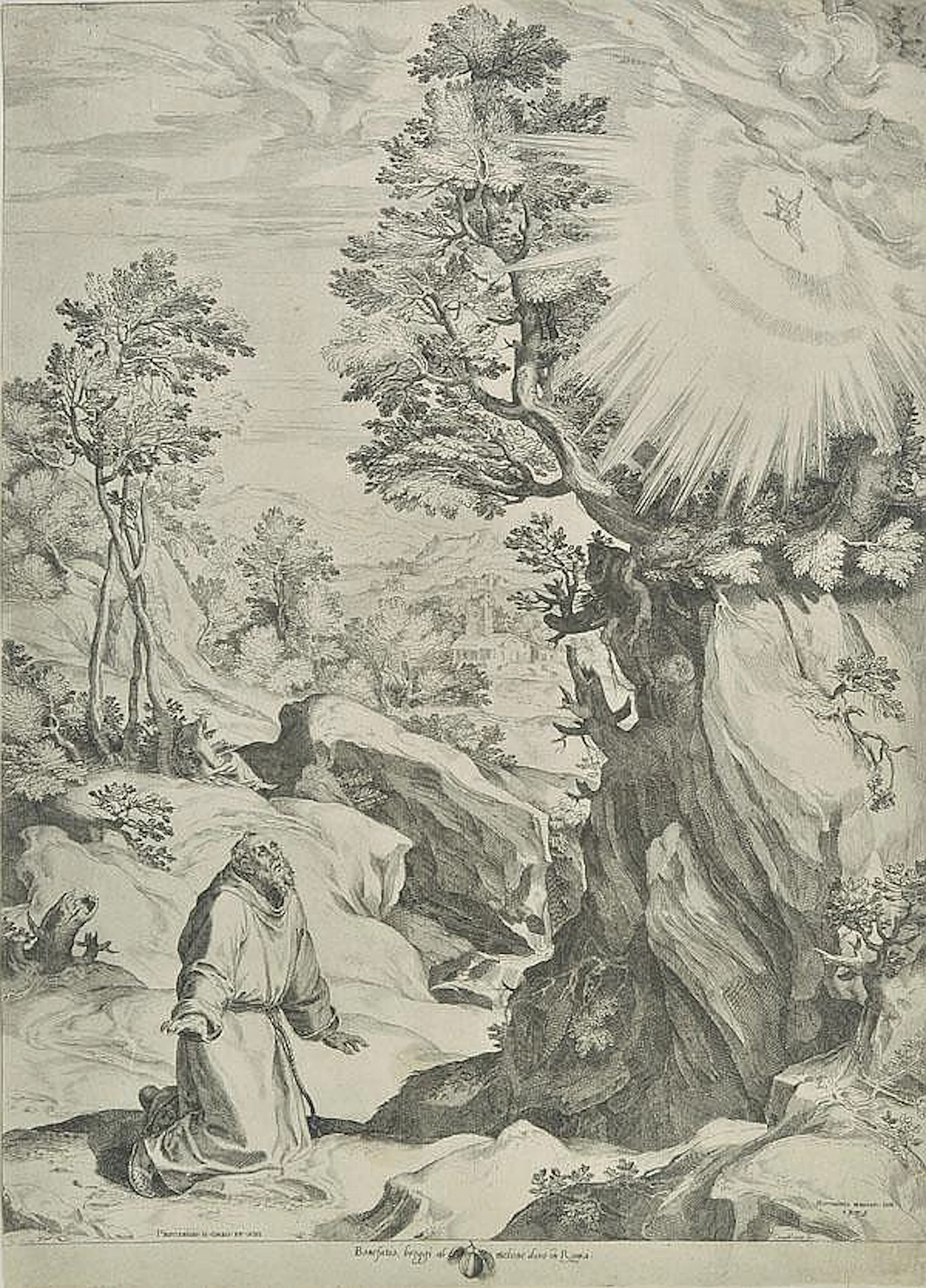 Cort (Cornelis, 1533-1578). St. Francis Penitent