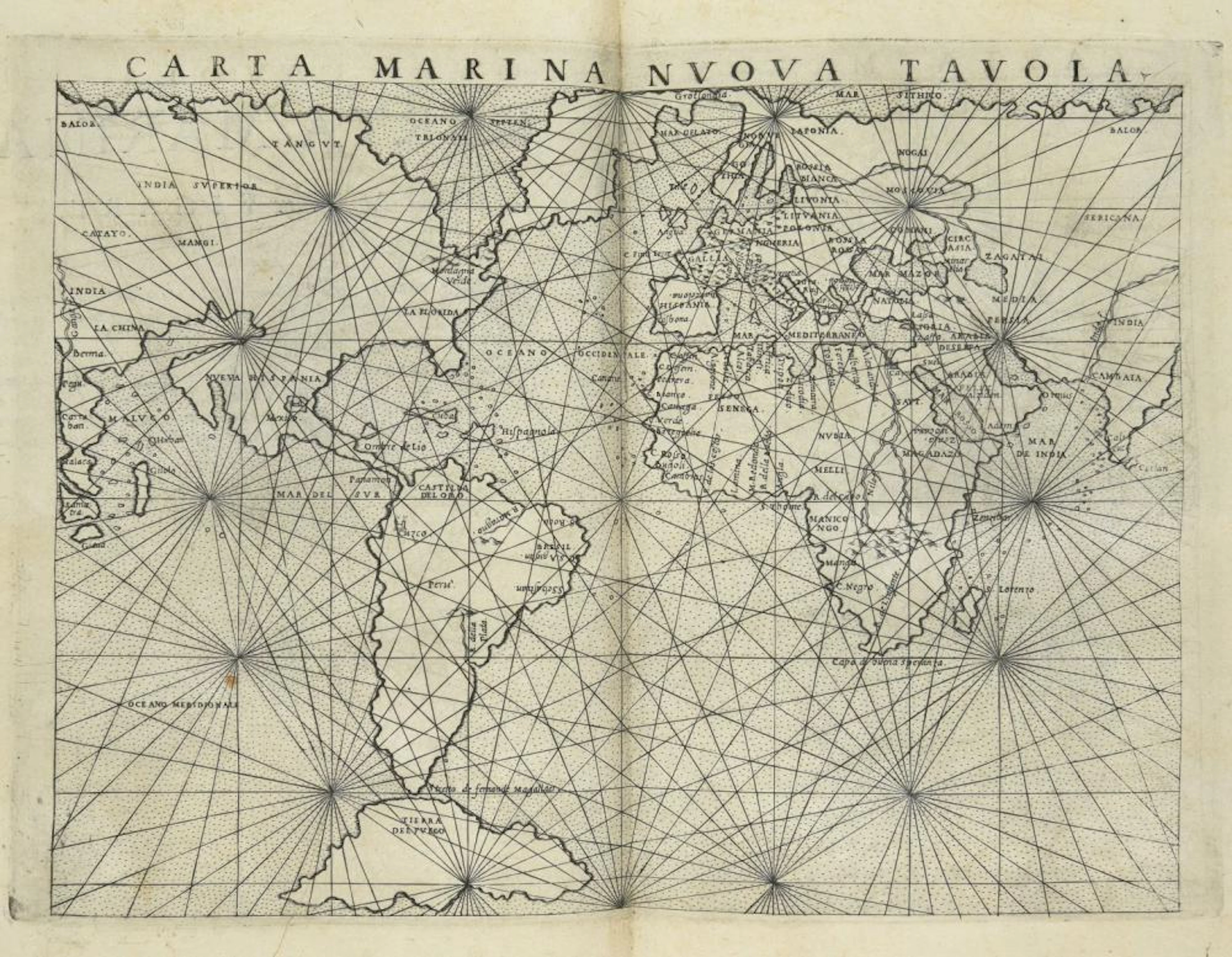 Ptolemy (Claudius). La Geografia, Venice, 1574
