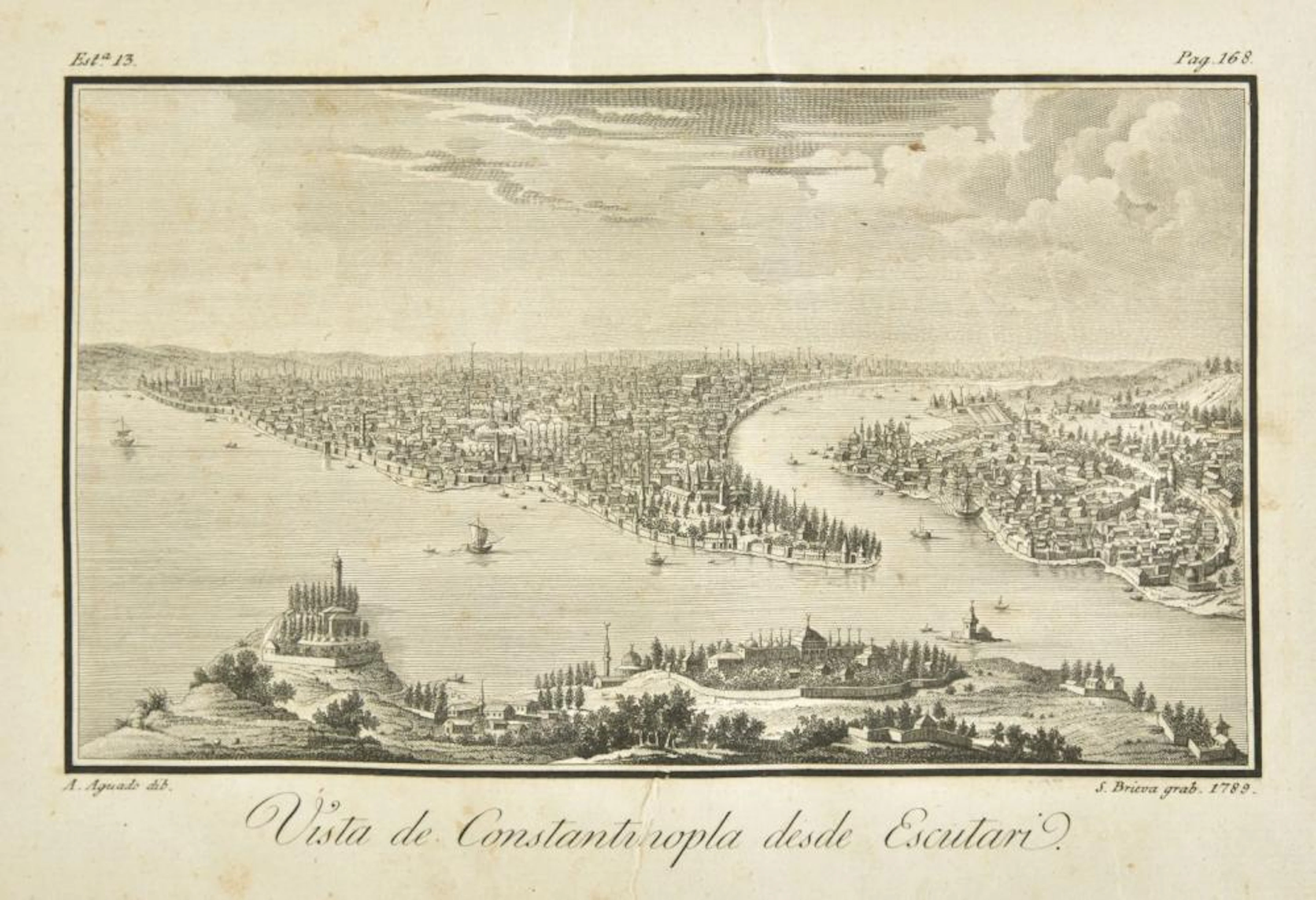 Moreno (José). Viage á Constantinopla, 1st edition, Madrid, 1790