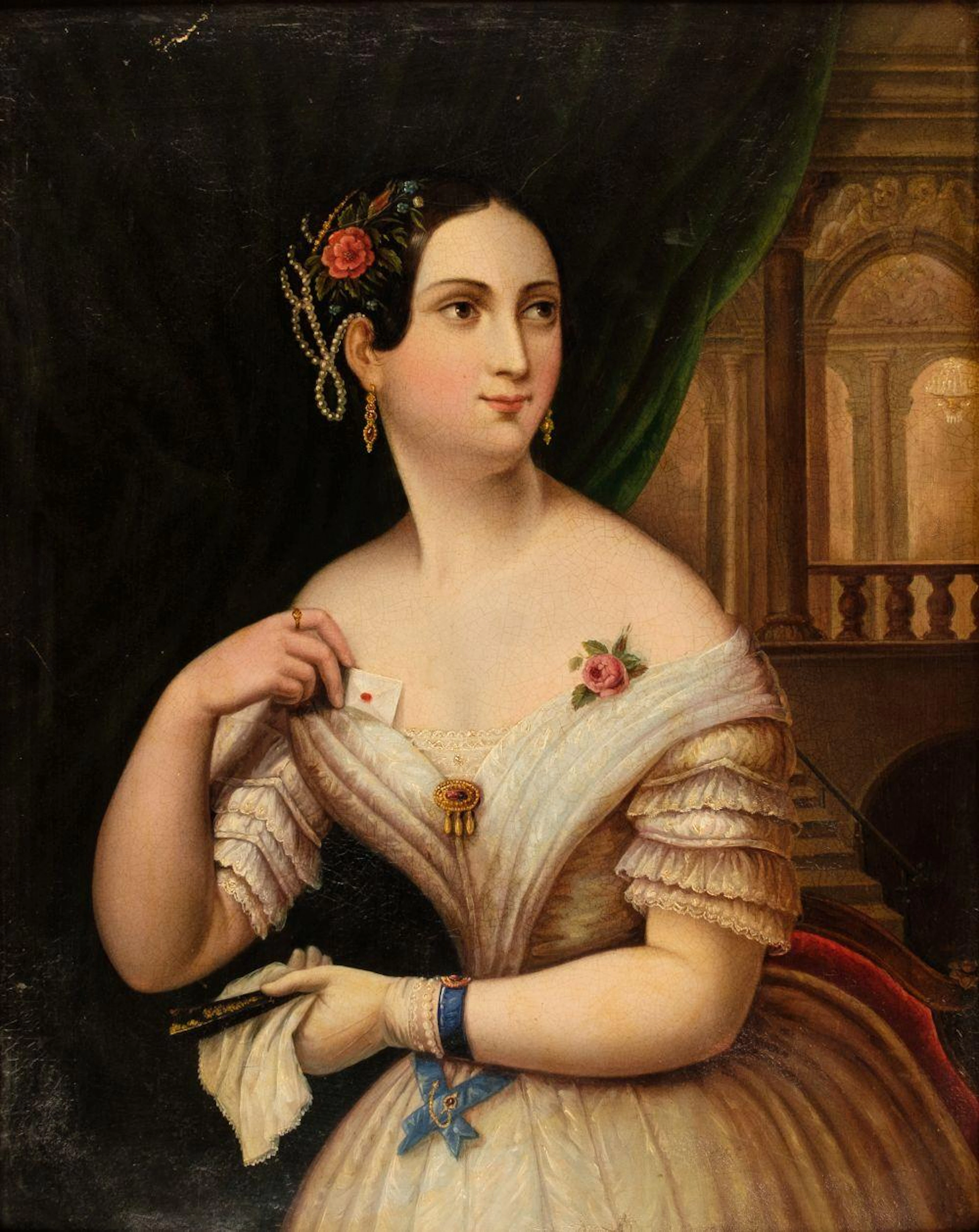 * Continental School. The Love Letter, circa 1840-50