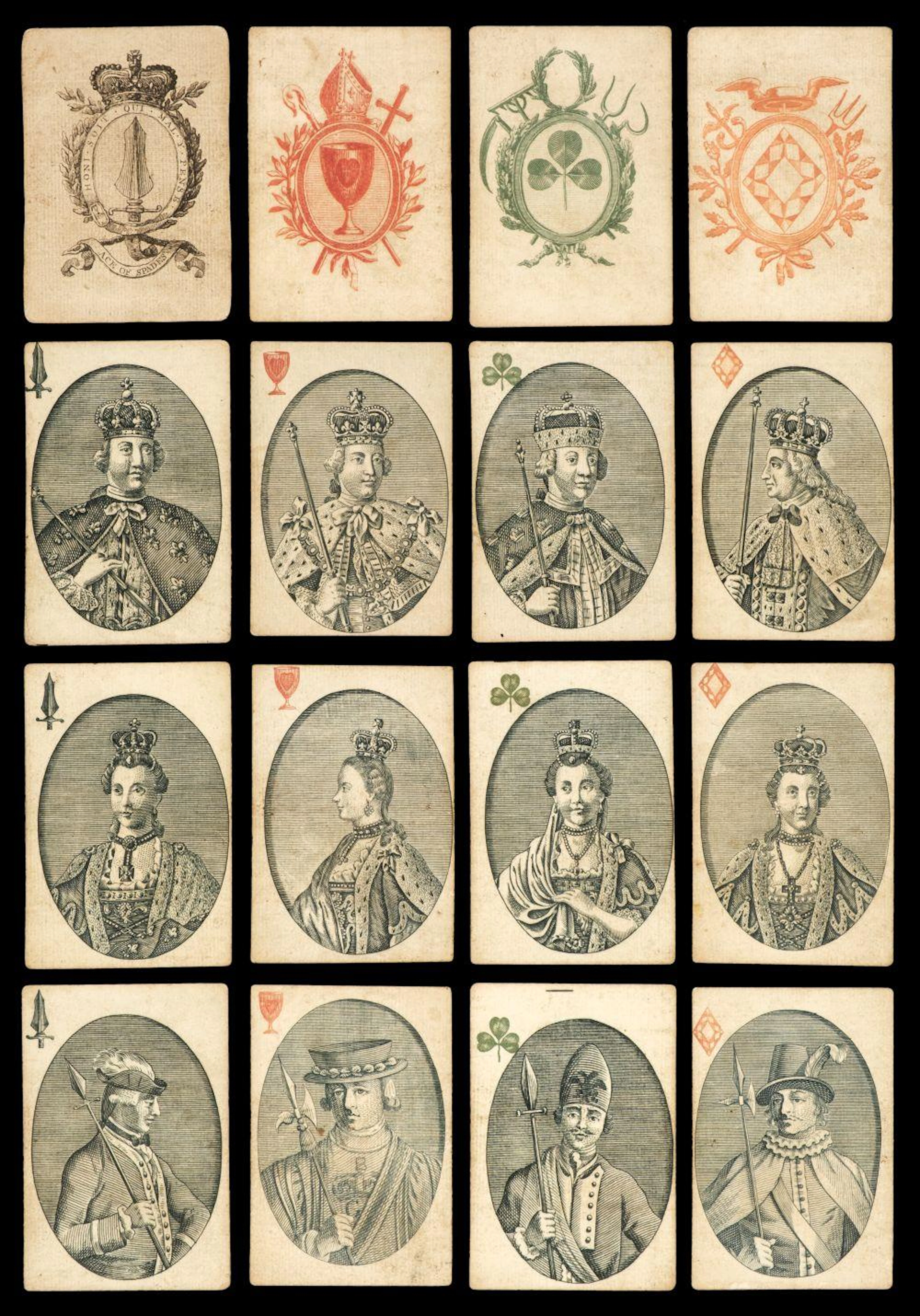 * Playing cards