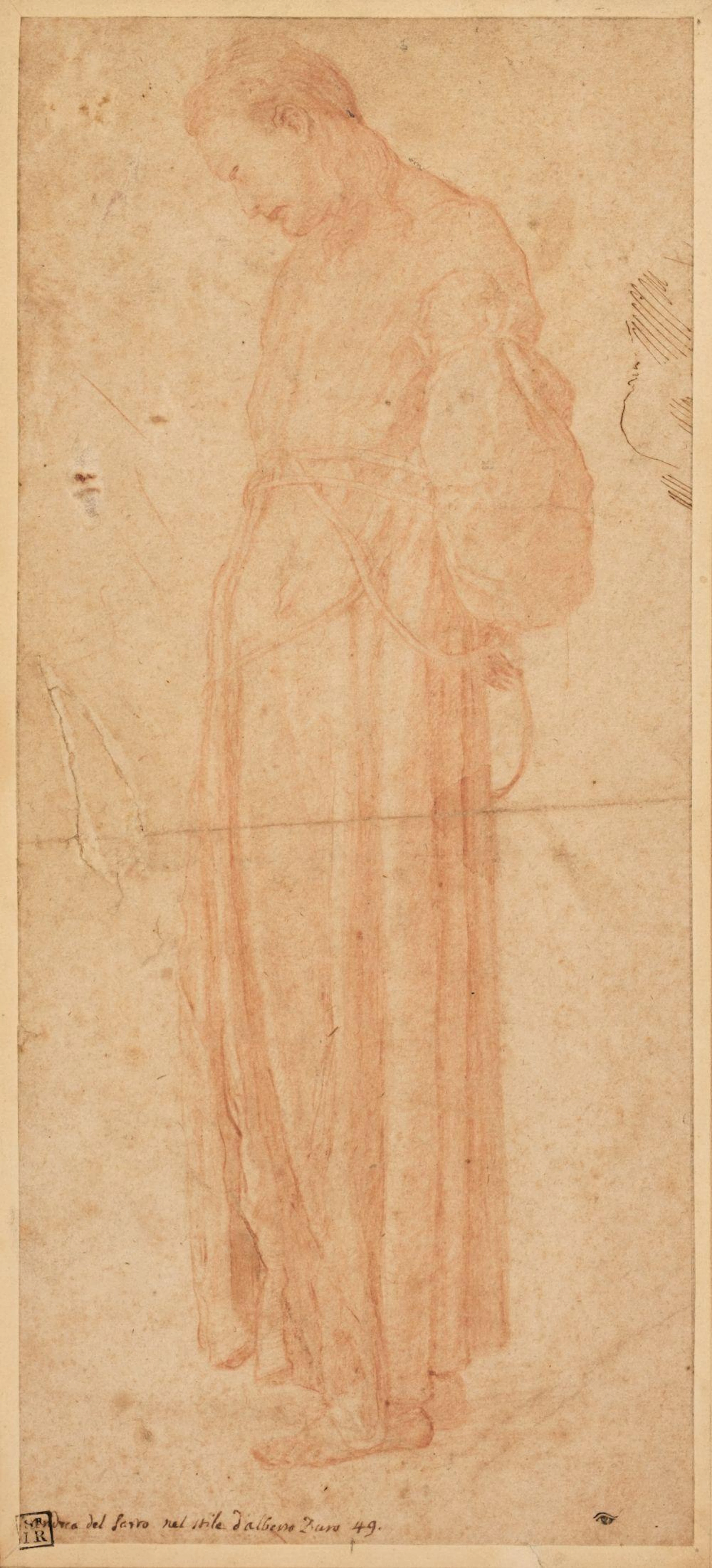 * Pontormo (Jacopo Carrucci, 1494-1557). Monk in full-length habit