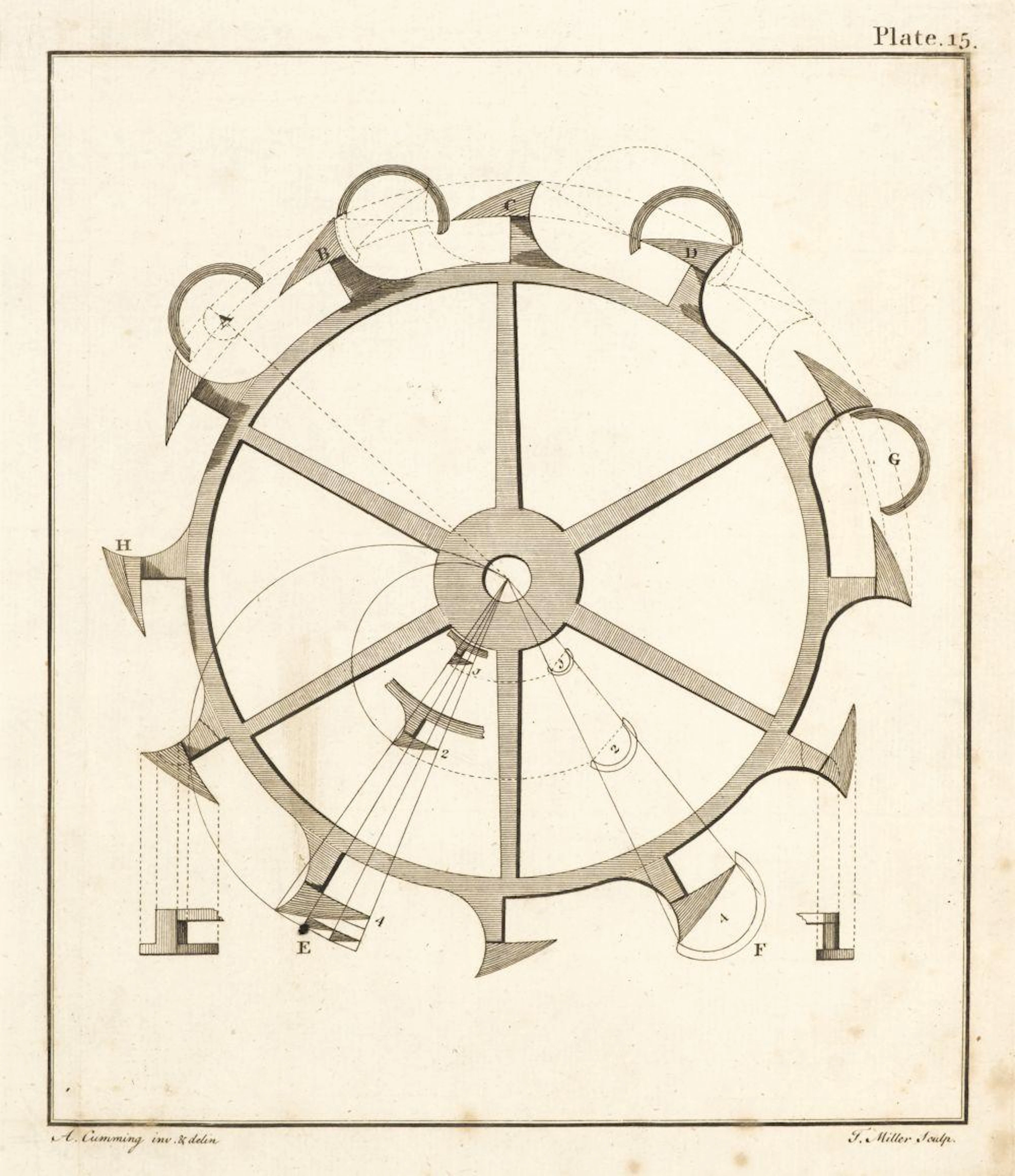 Cumming (Alexander). The Elements of Clock and Watch-Work, 1766