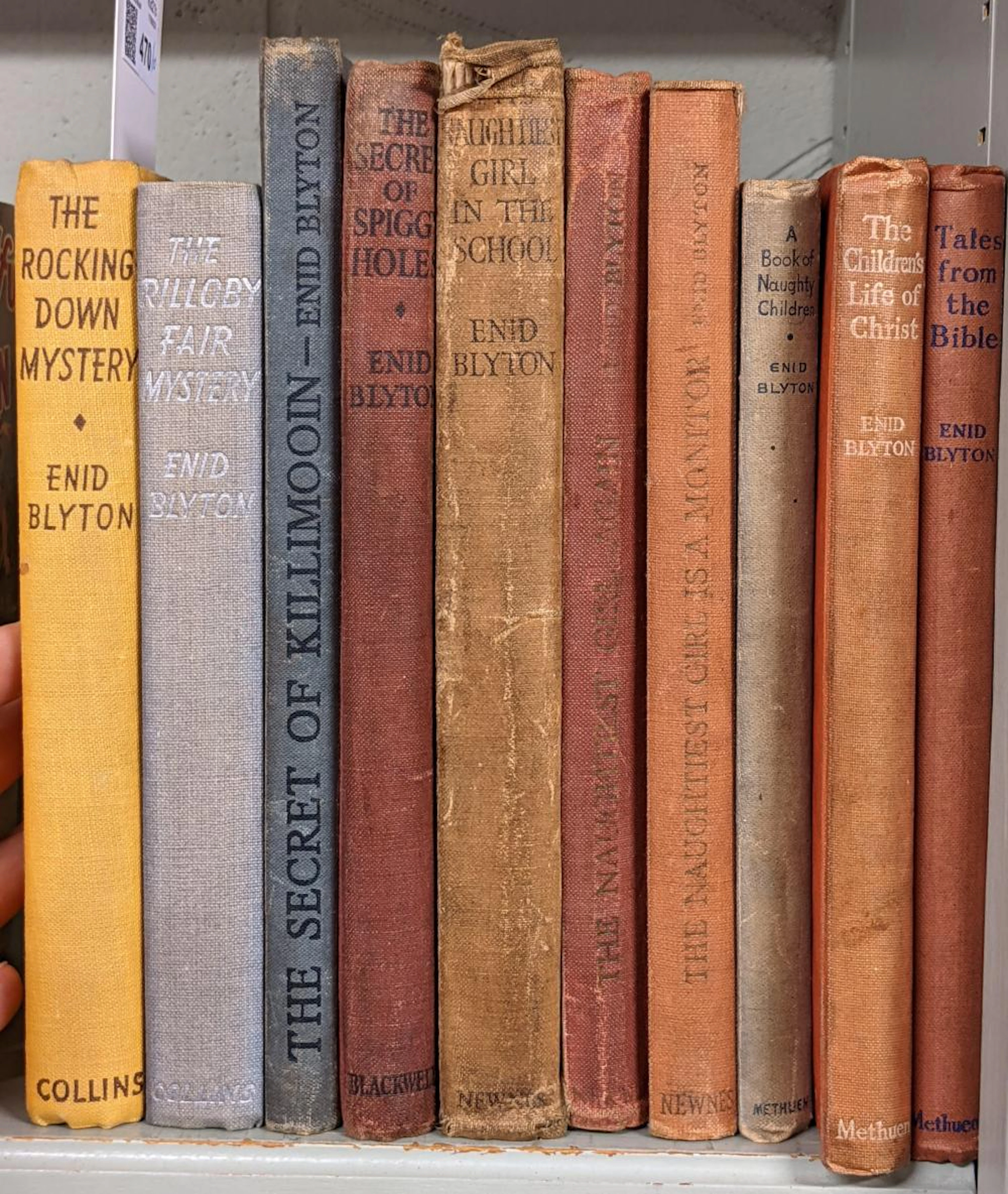 Blyton (Enid). The Rockingdown Mystery, and others, mixed editions, all signed