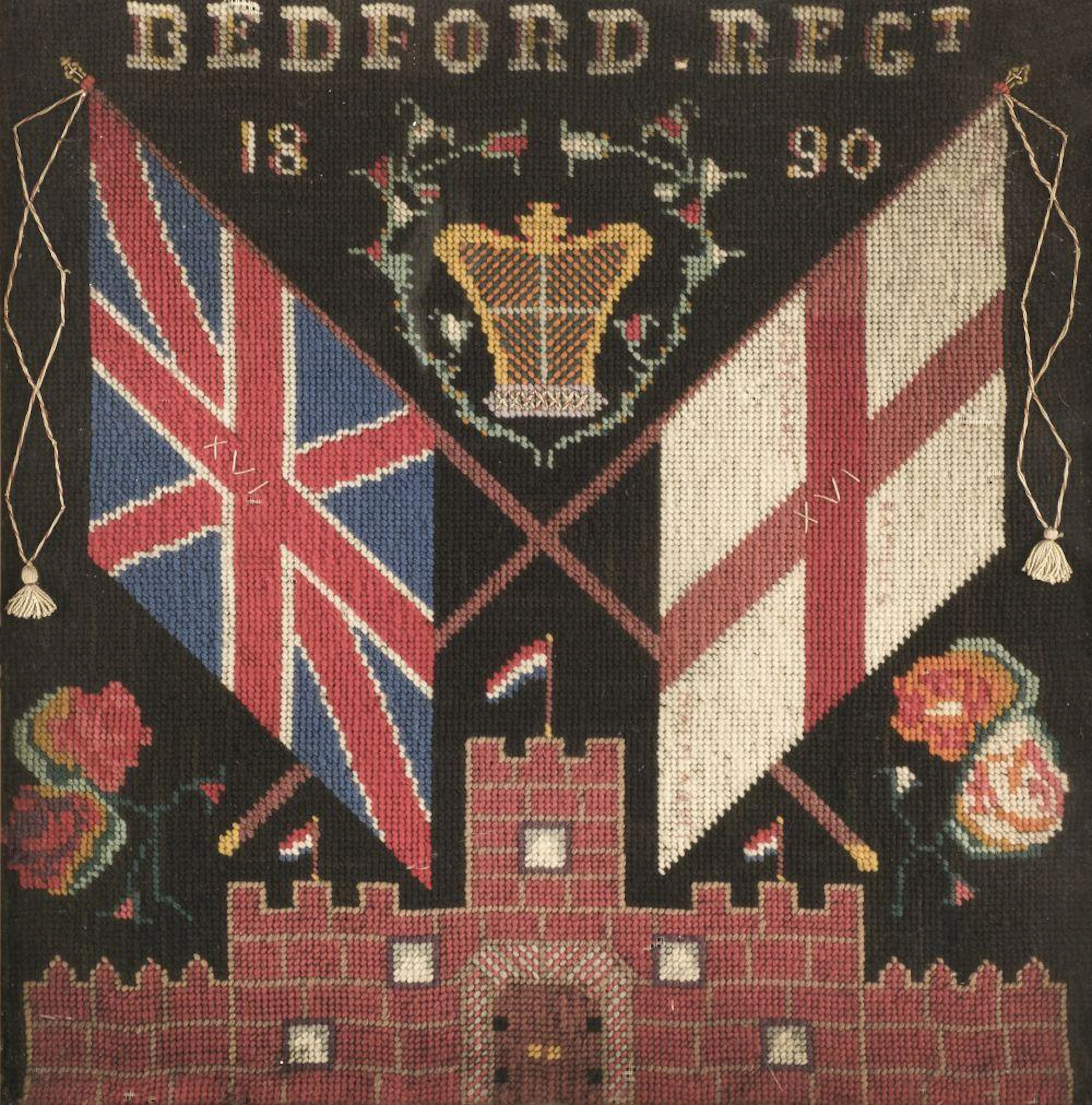 Woolwork Panel - Bedford Regt
