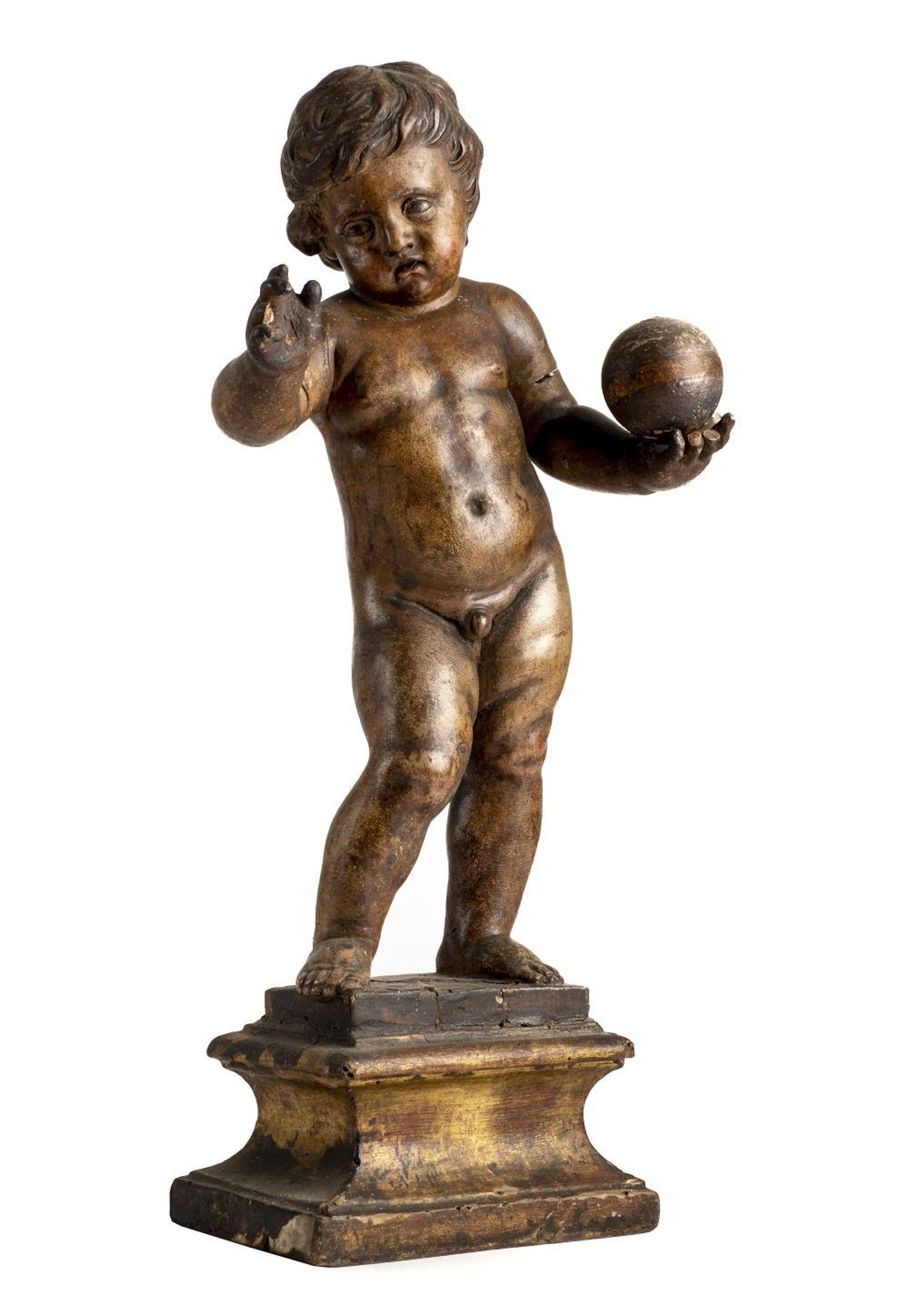 * Verrocchio (Andrea del, 1435-1488, manner of). The Infant Christ, sculpture