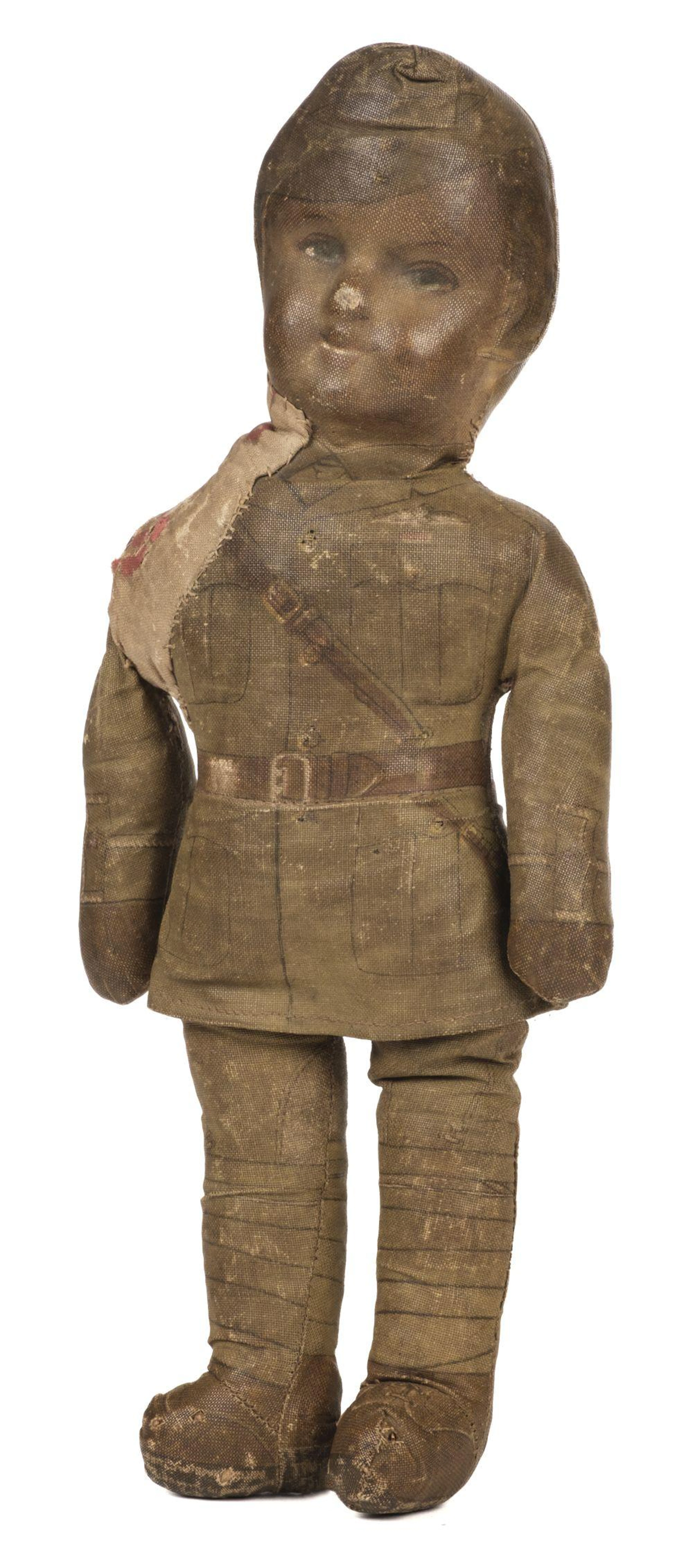 * Royal Flying Corps. A WWI doll probably of Albert Ball VC, DSO