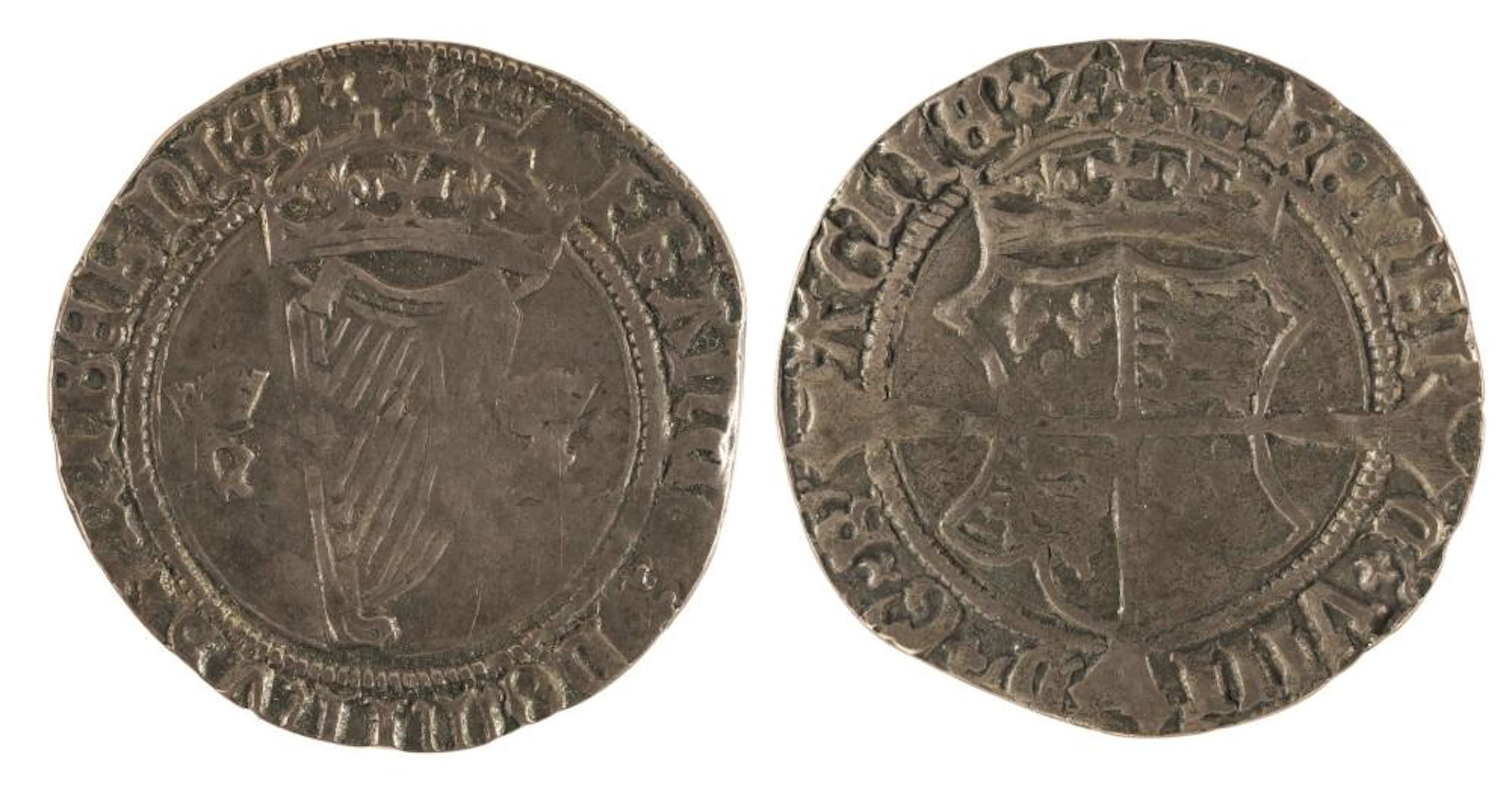 * Henry VIII (1509-47). Groat, Henry and Jane Seymour, 1536-7