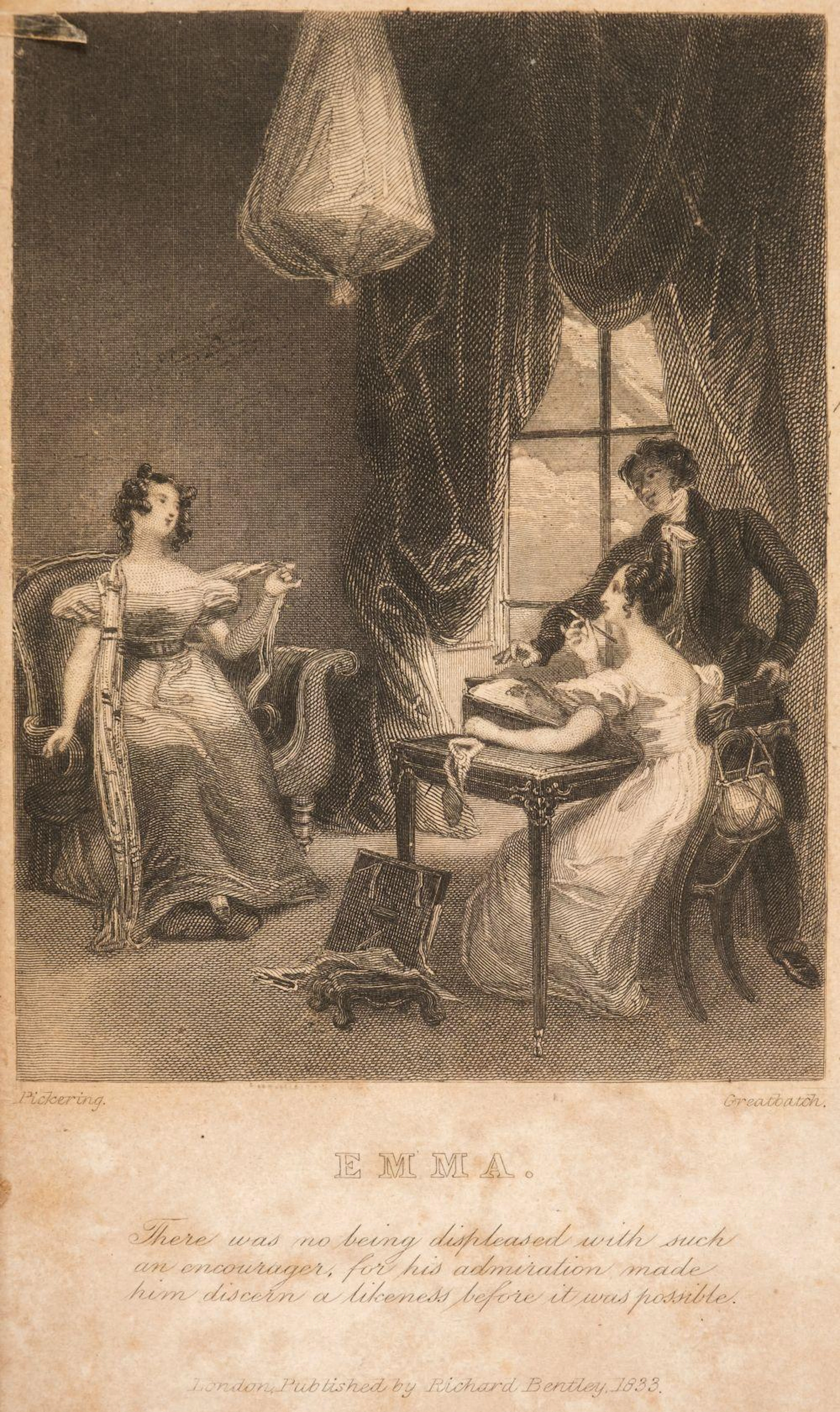 Austen (Jane). Emma, London: Richard Bentley, 1836