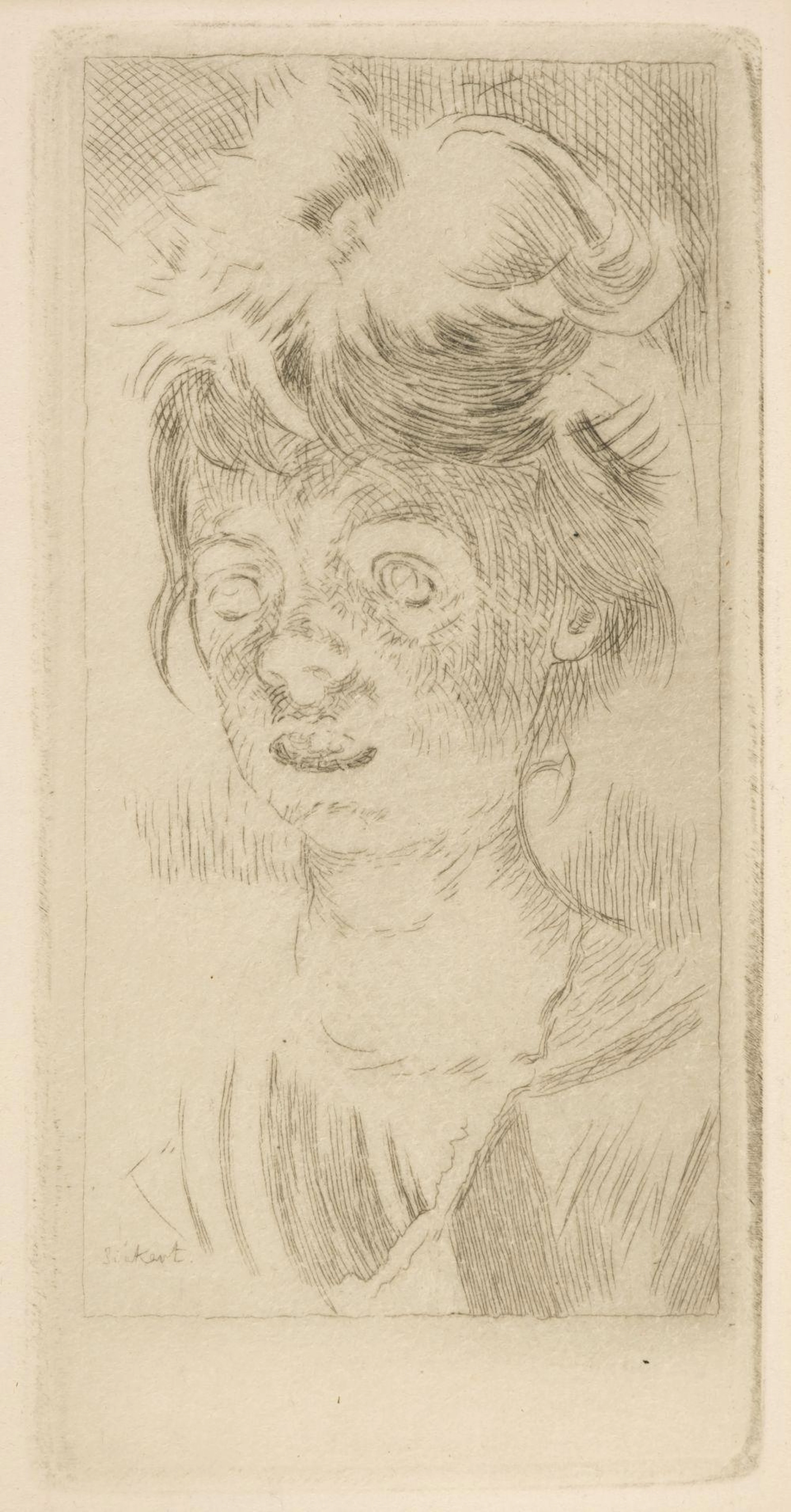 Sickert (Walter Richard, 1860-1942). Cicely Hey (The Small Plate), circa 1923