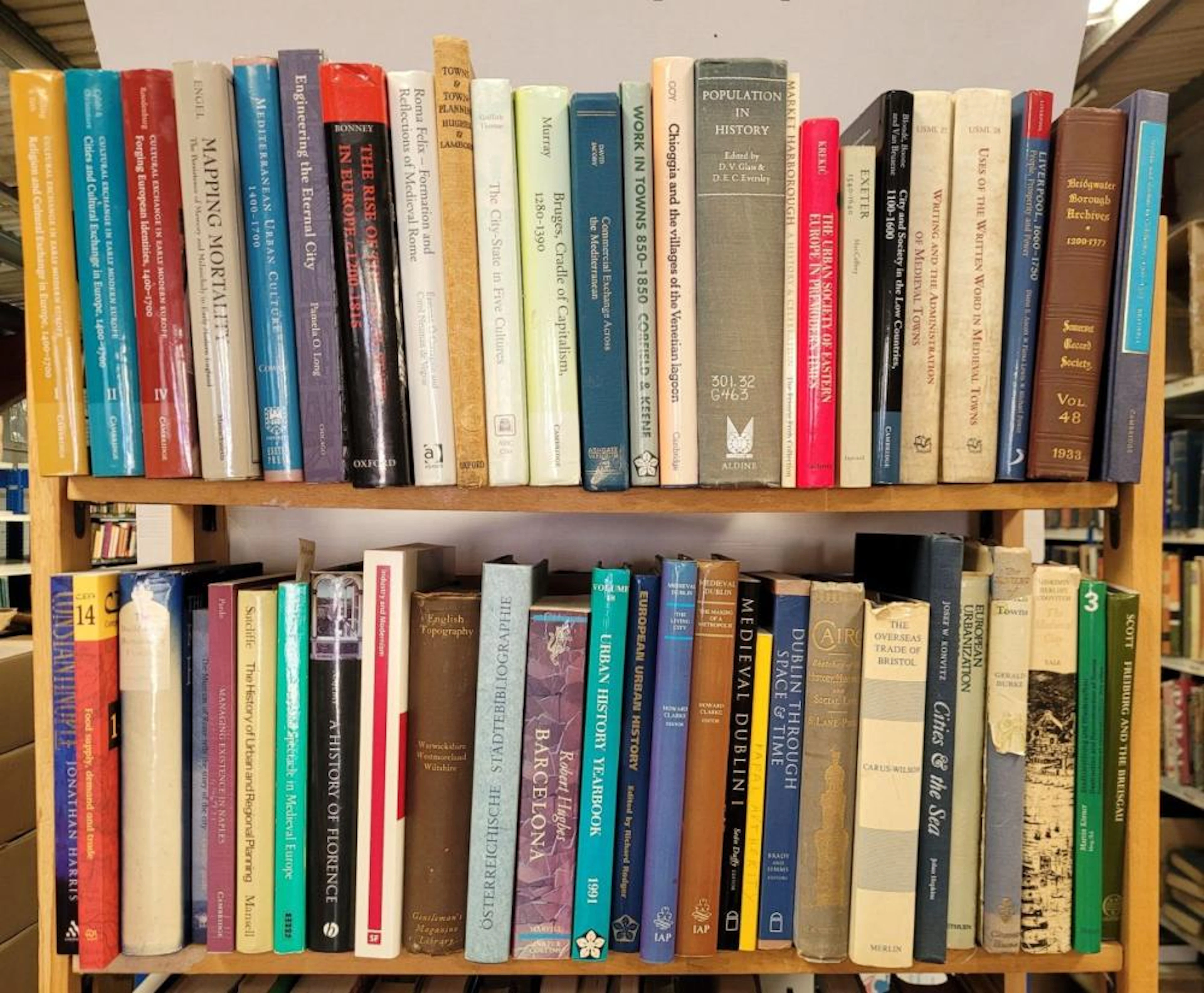 History. A large collection of modern history & urban history reference