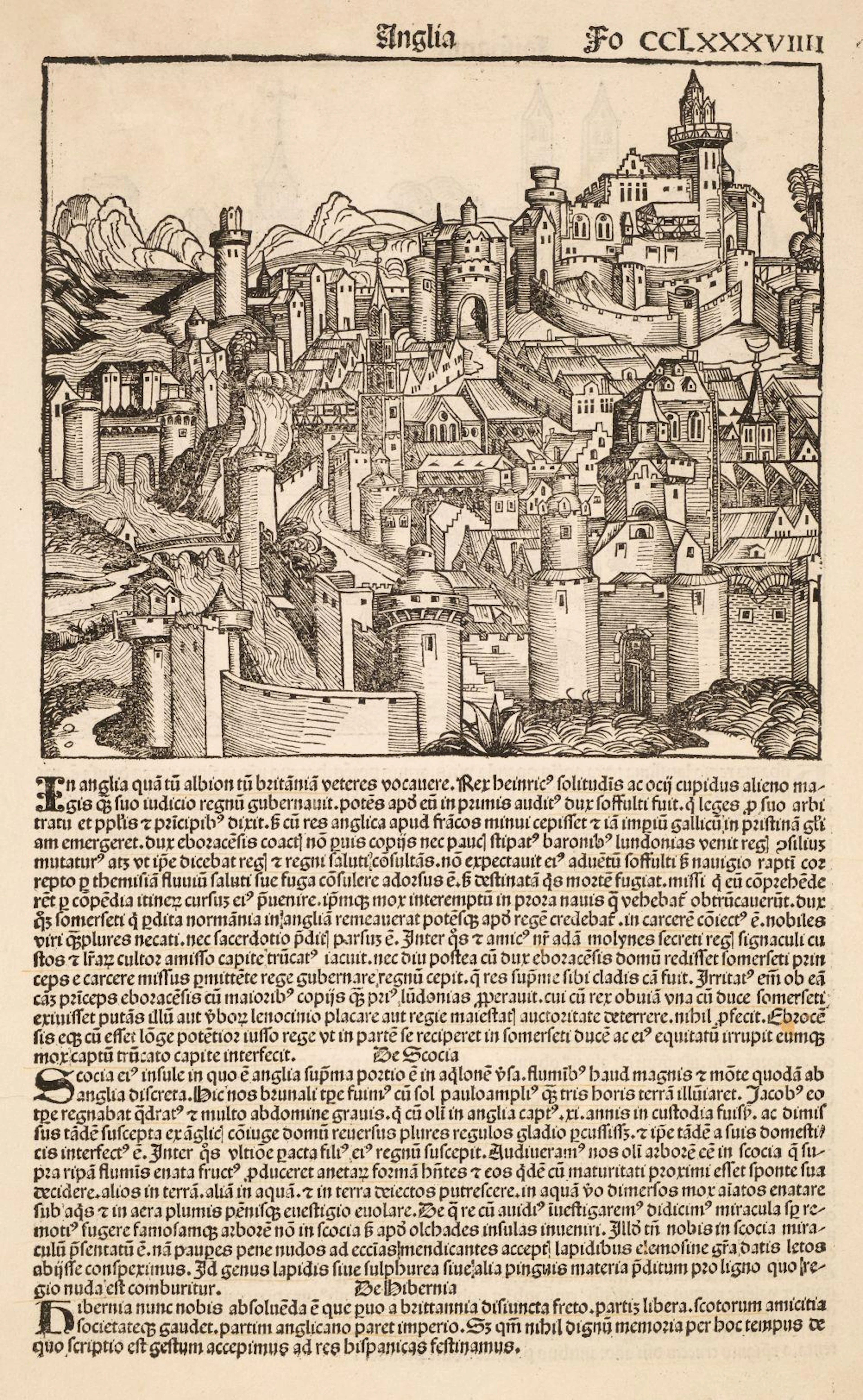 Schedel (Hartman). Anglia, [1493]