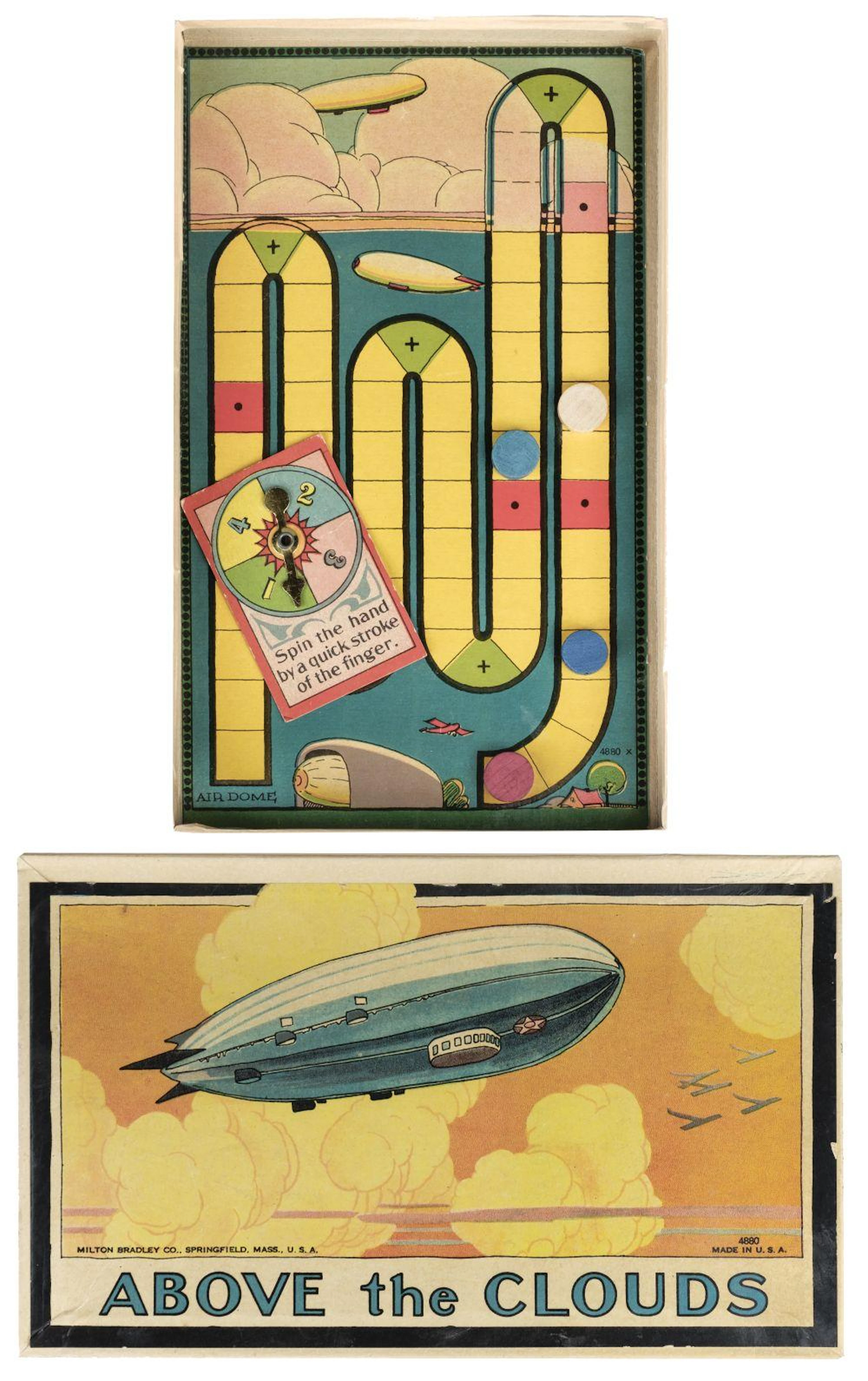 Airship Games. Early airship and early aviation board games and jigsaw puzzles