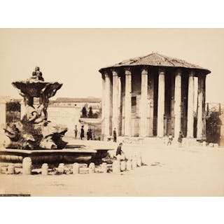 Italy. A collection of 24 large-format views of Rome by Altobelli and Molins