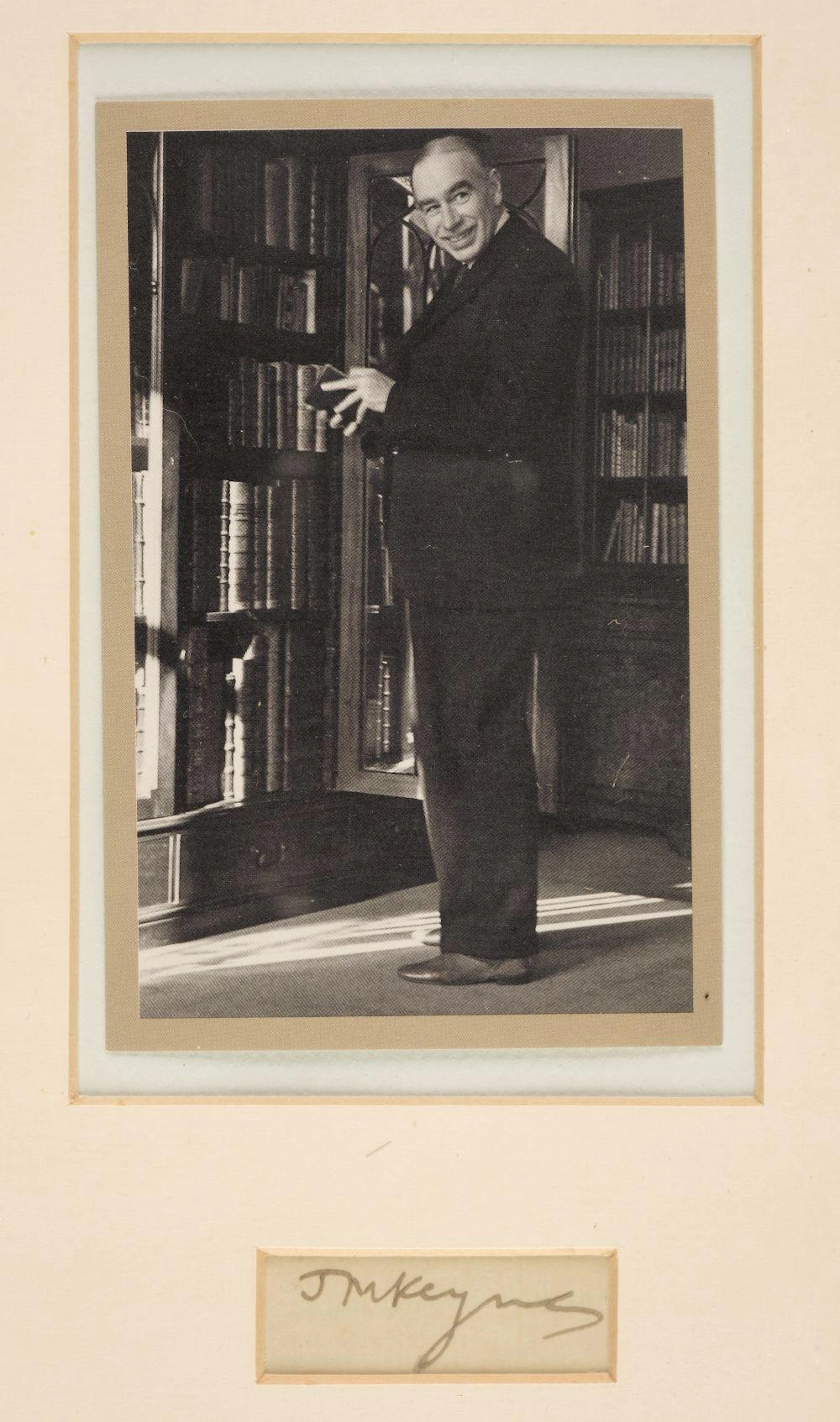 Keynes (John Maynard, 1883-1946). Autograph Signature, ?J. M. Keynes?, no date