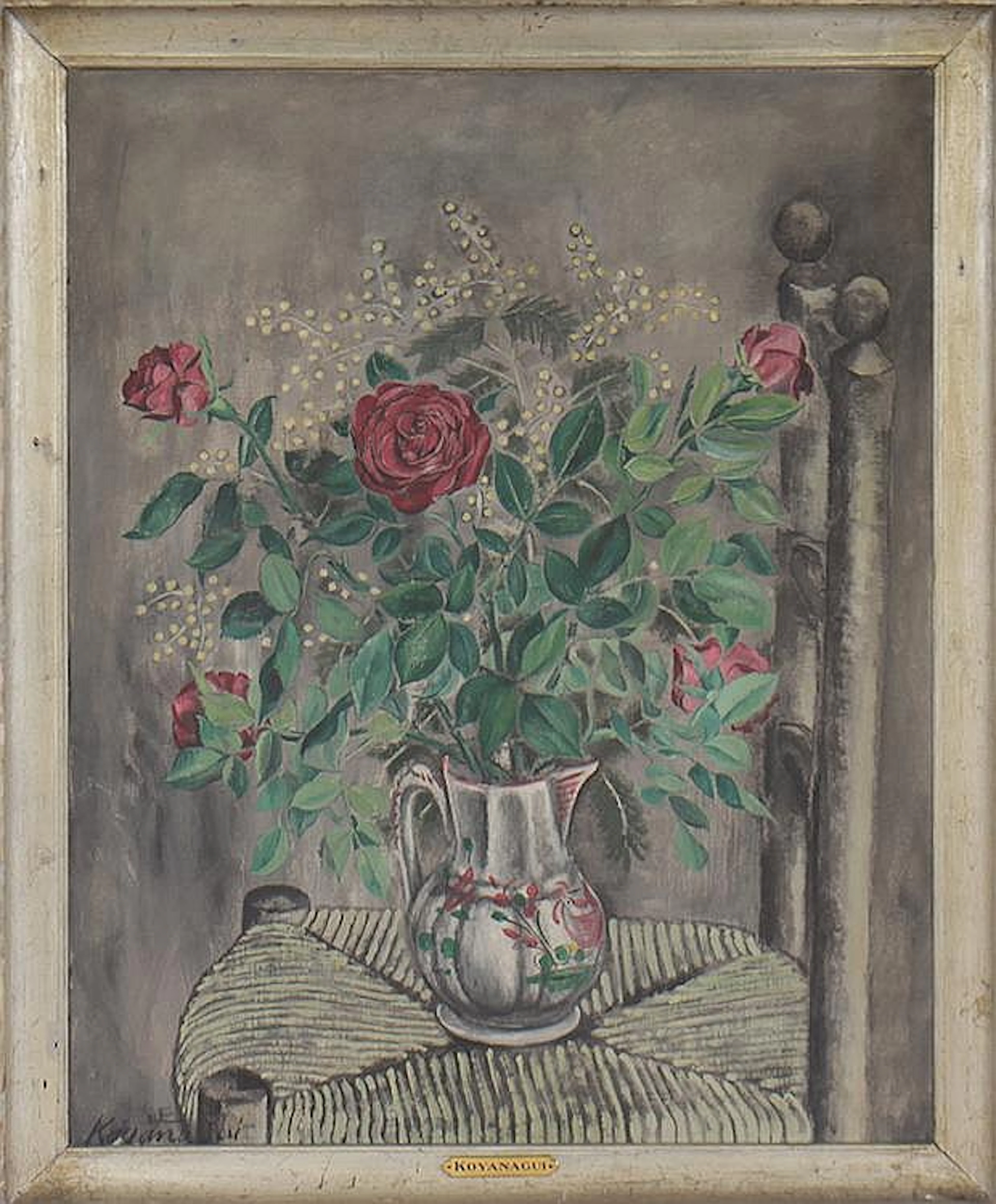 SEI KOYANAGUI JAPANESE STILL LIFE OIL ON CANVAS