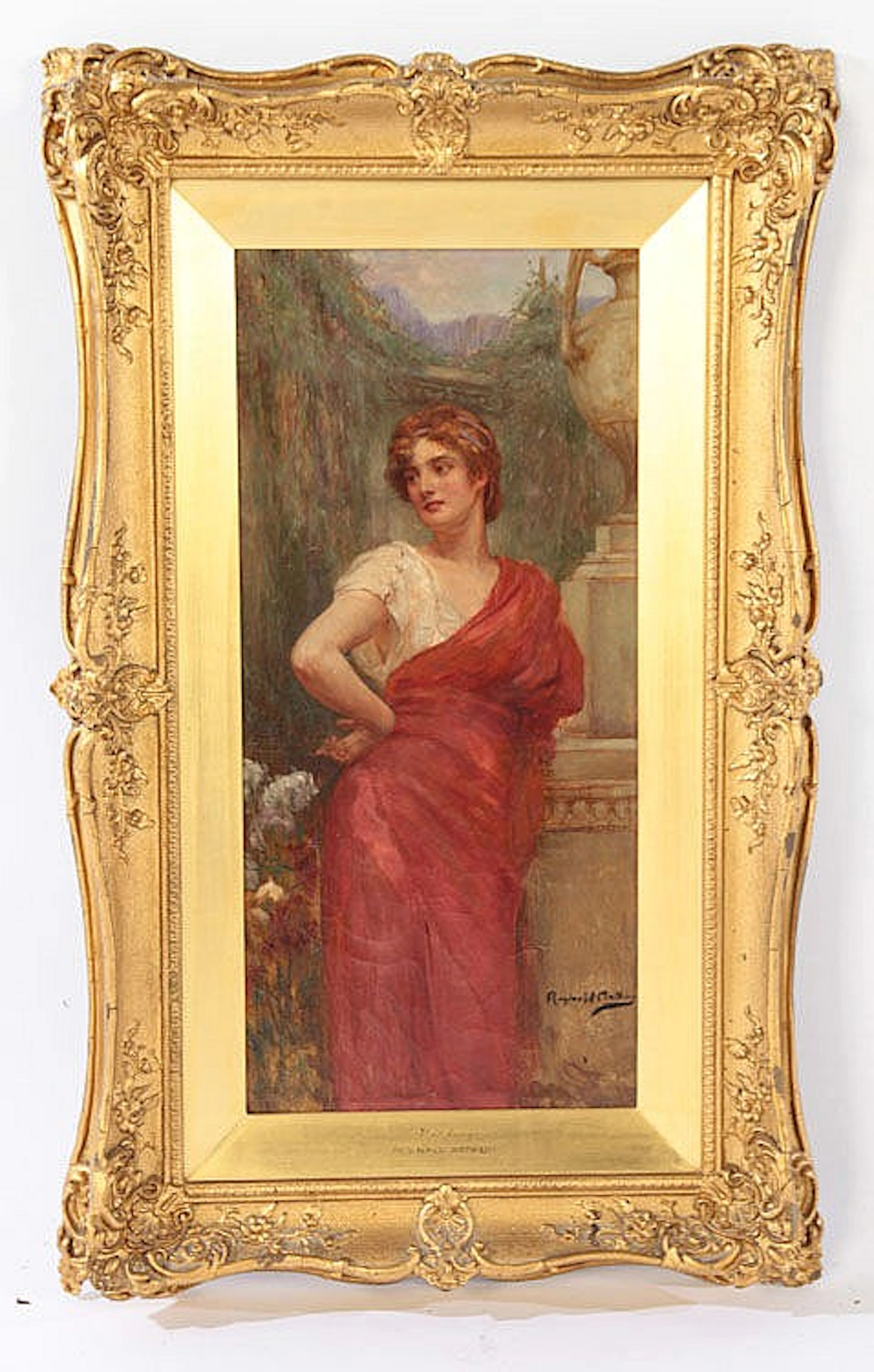 REGINALD ARTHUR BRITISH OIL CANVAS SIGNED