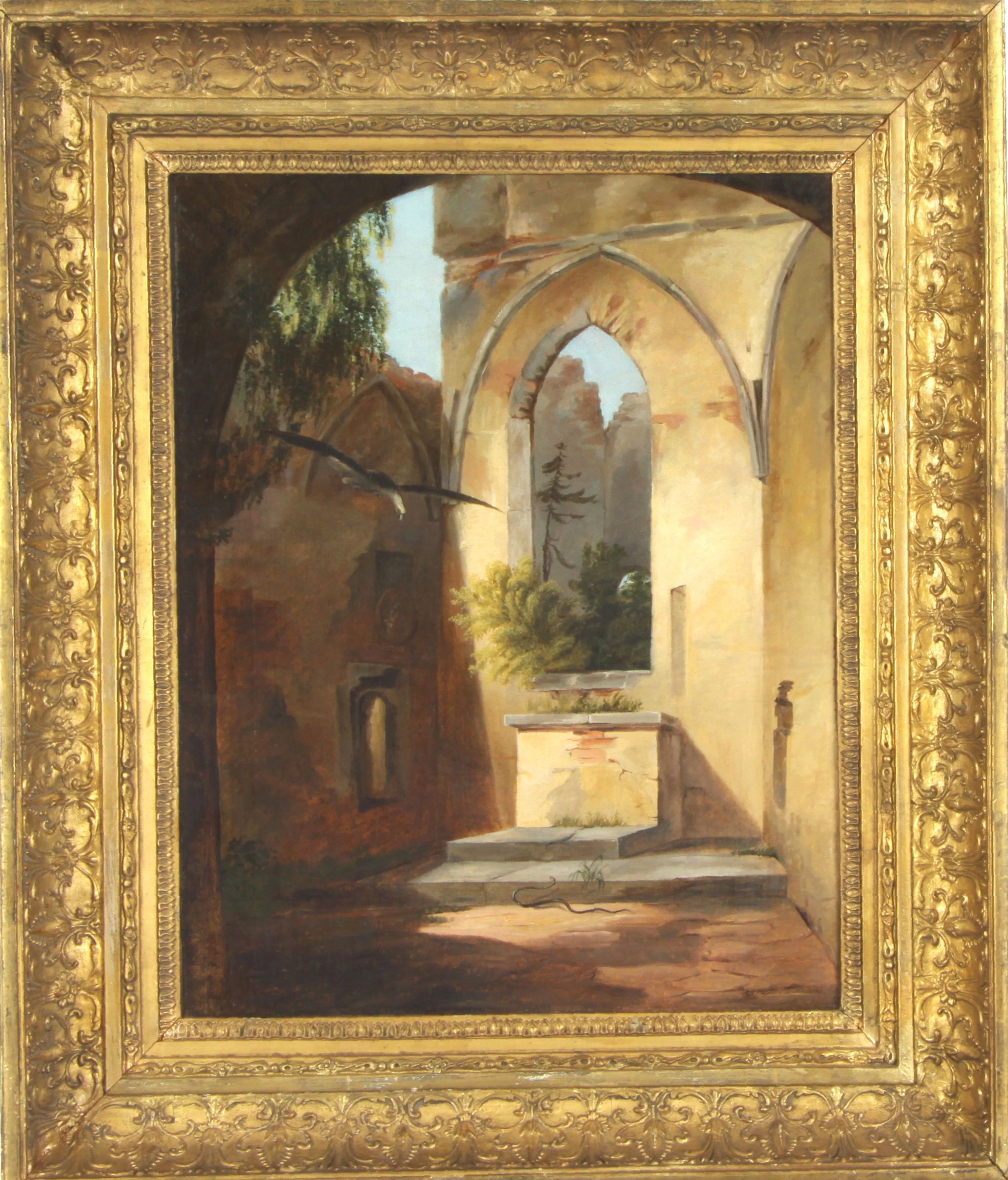 CARL BLECHEN. Kreis. KIrchenruine.