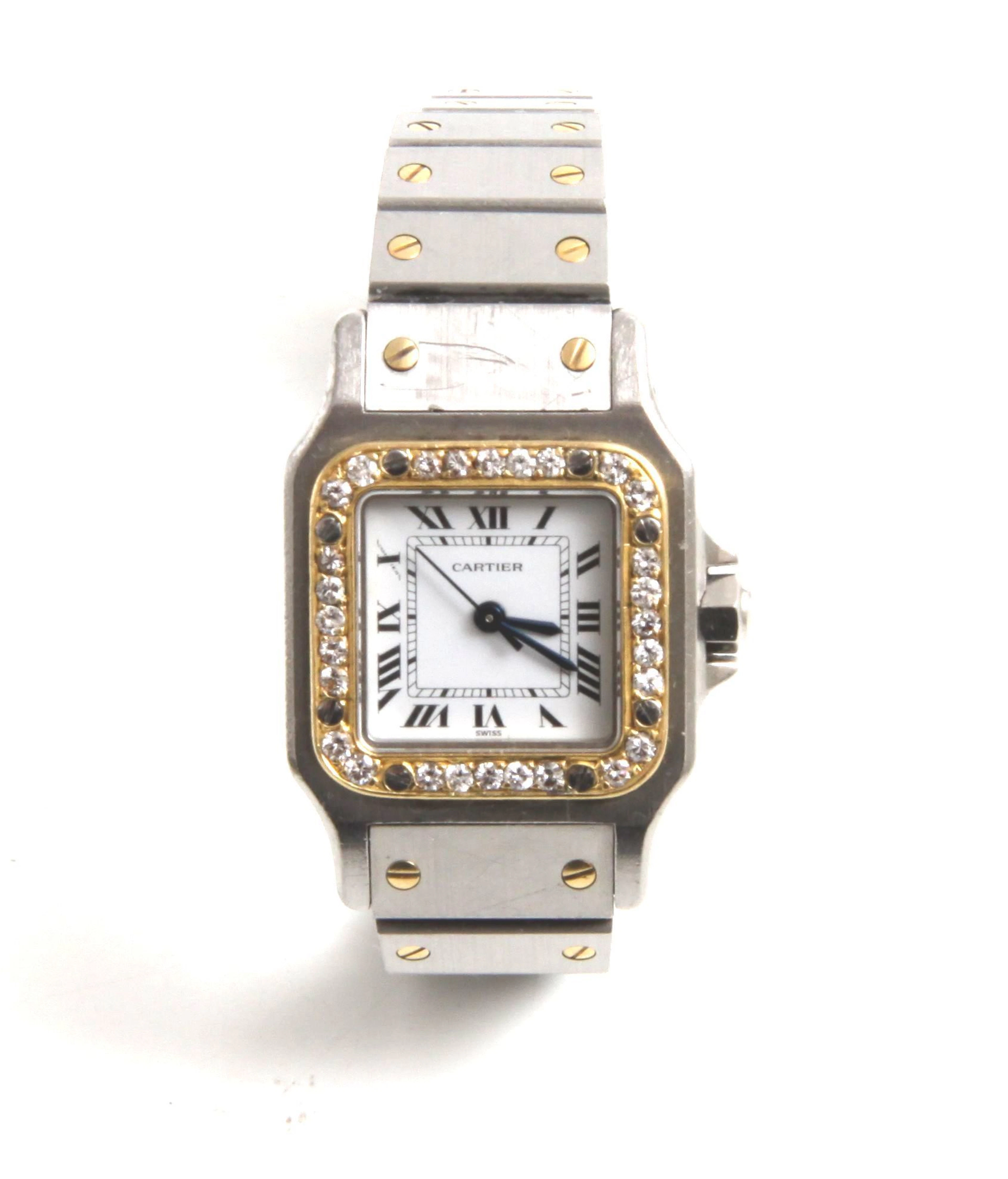 CARTIER. DAMEN-ARMBAND-UHR.