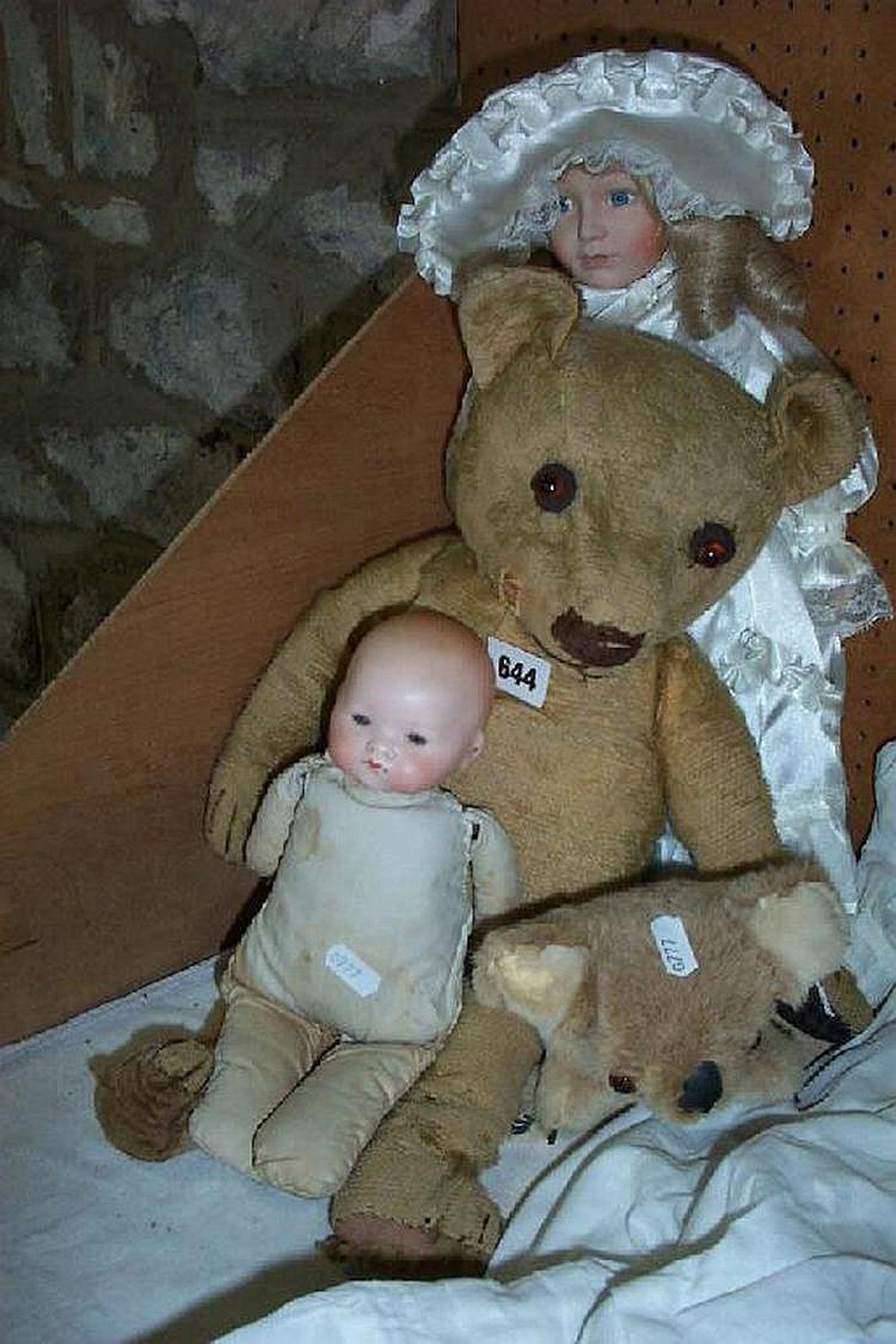 A miscellaneous collection of toys including an