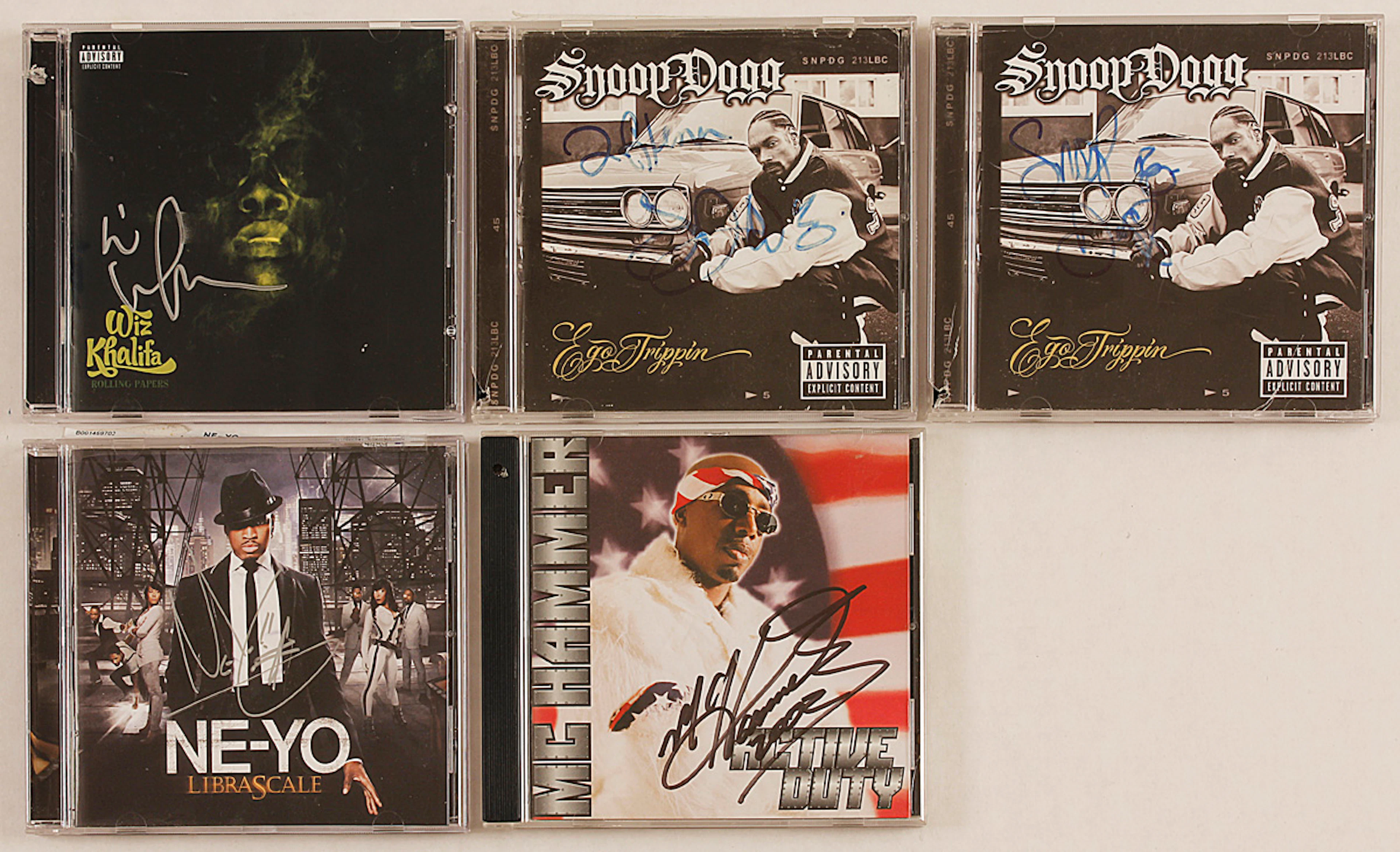 Male Music Artists Signed C.D. Inserts