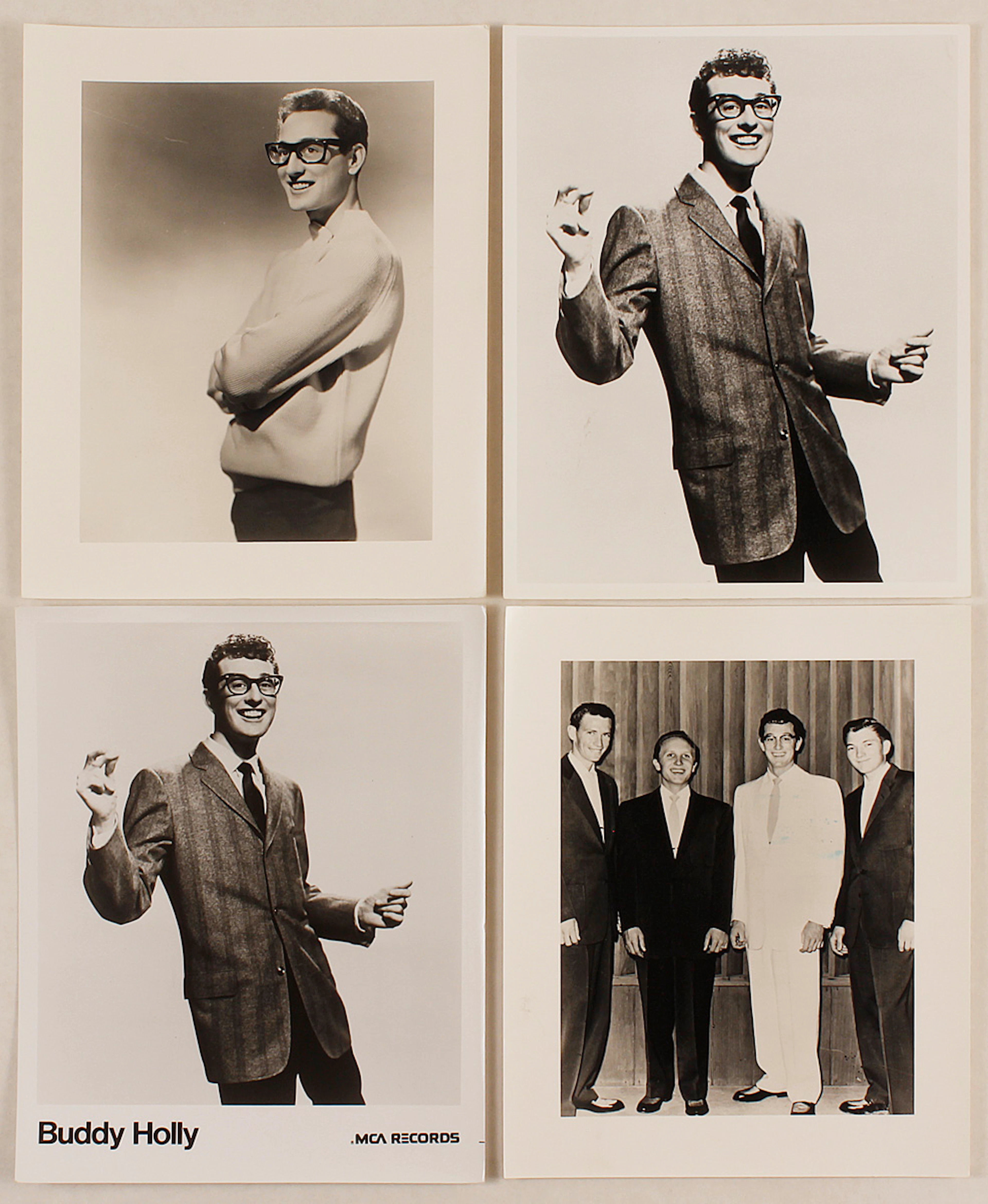 Buddy Holly Original Stamped Promotional Photographs (7)
