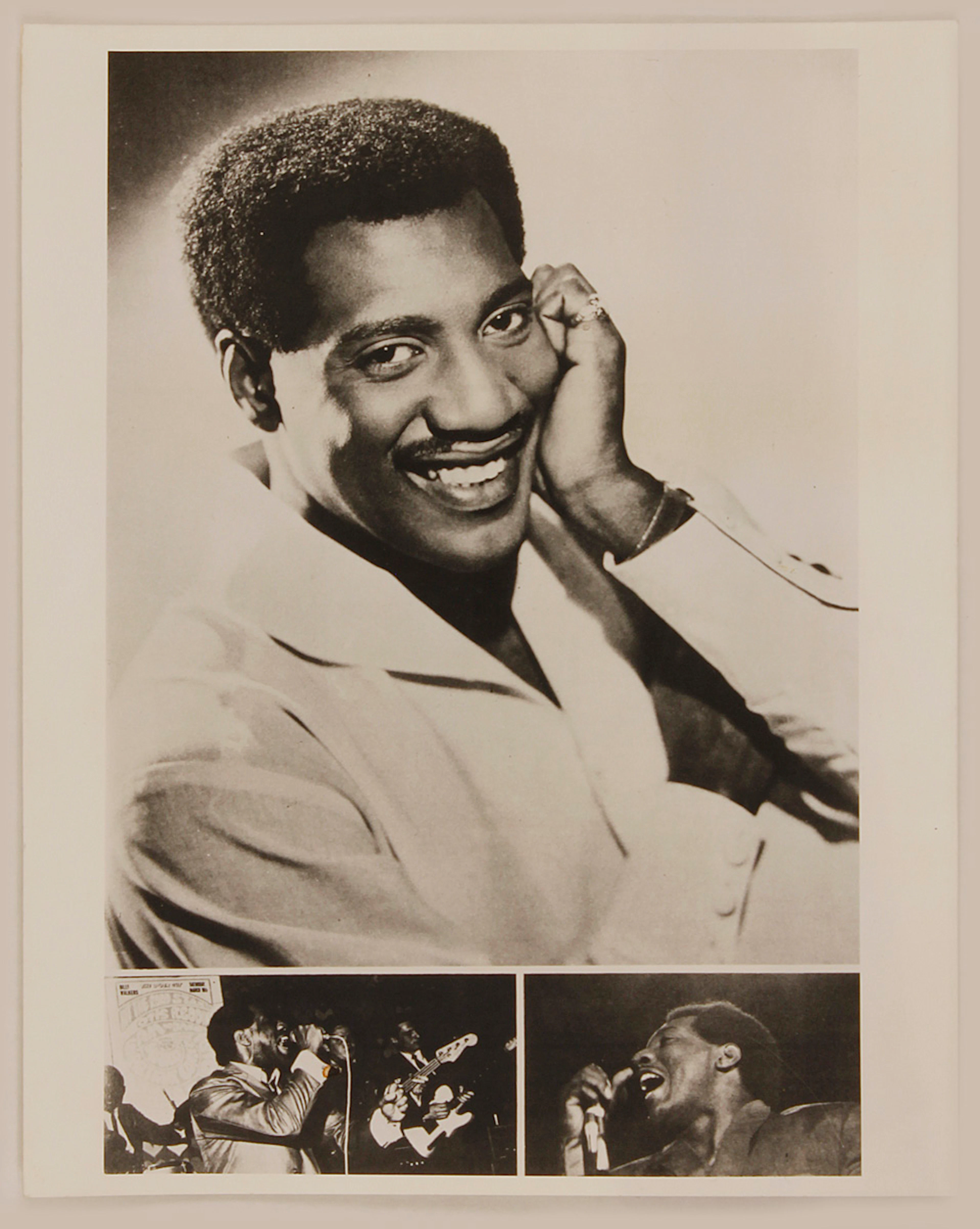 Otis Redding Original Stamped Photograph