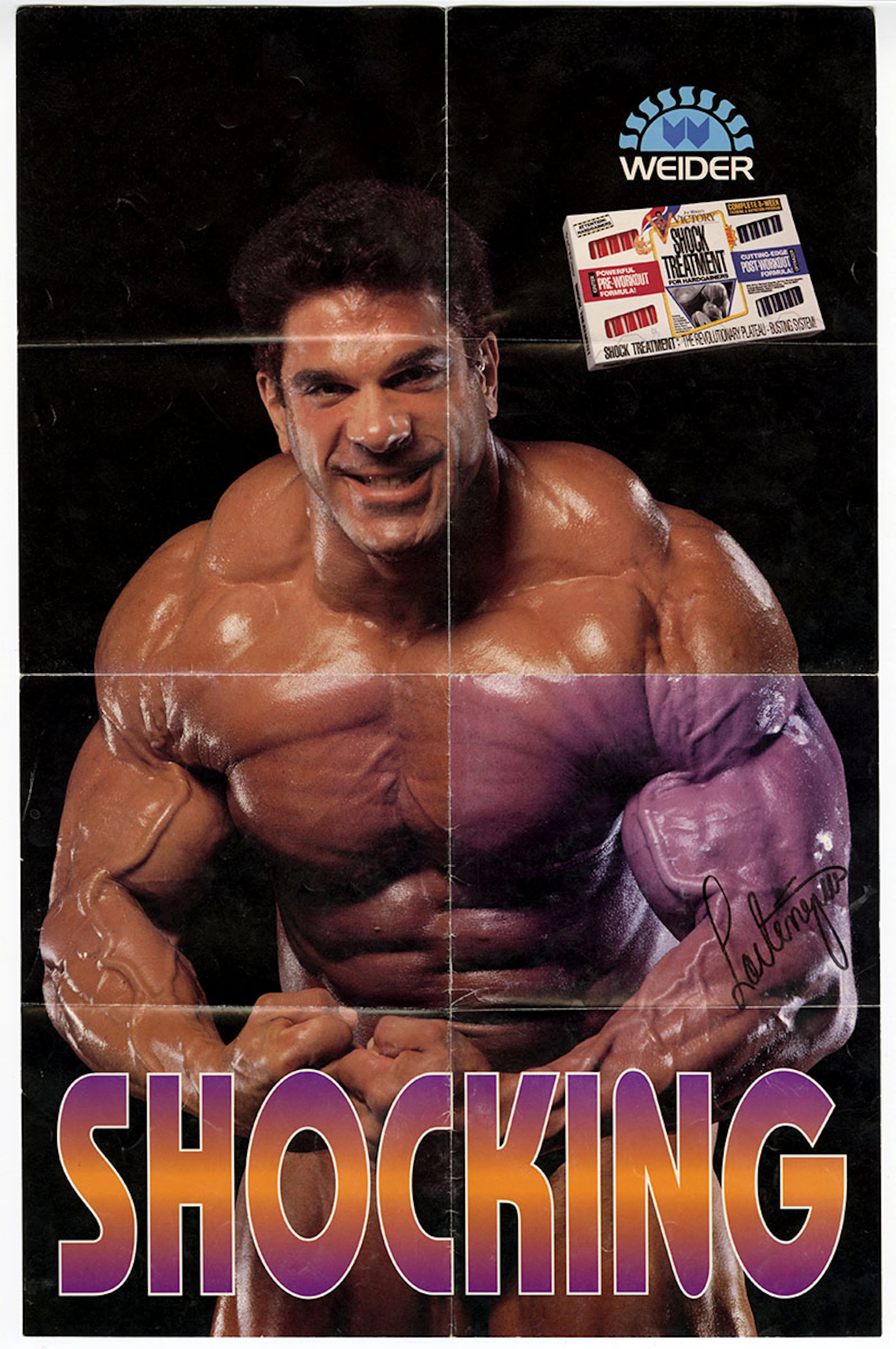 Lou Ferrigno Signed Poster