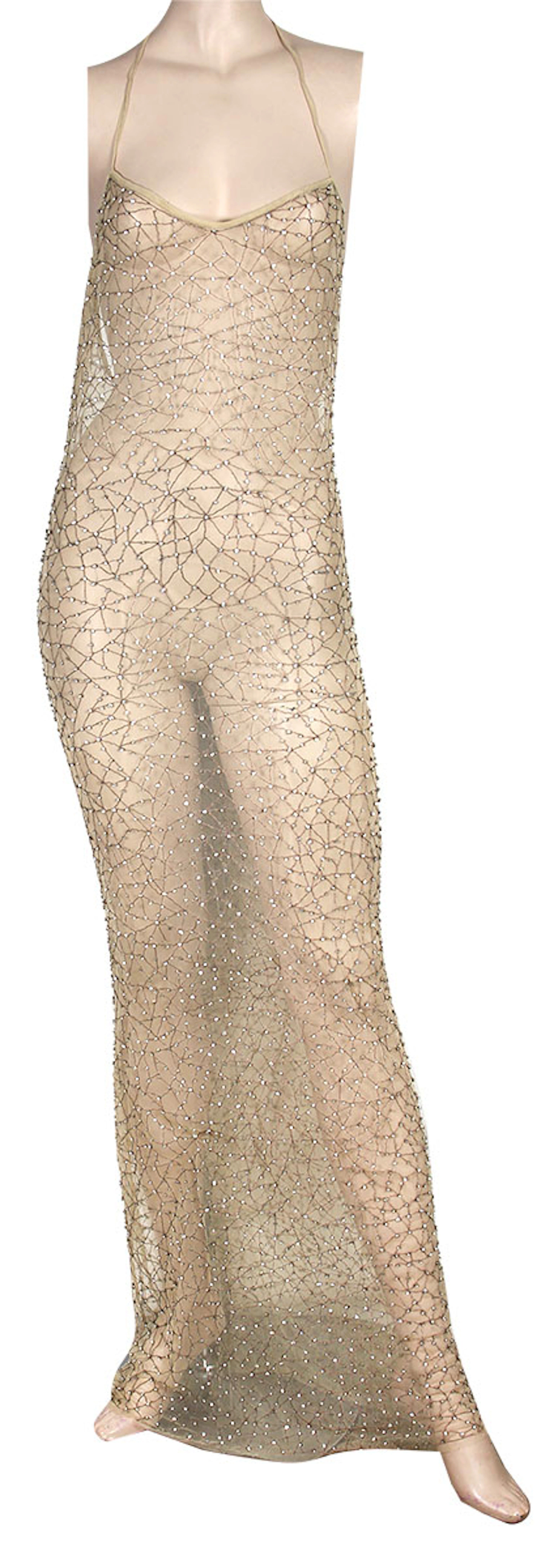 Beyoncé ''1+1'' Music Video Custom Beaded Gown
