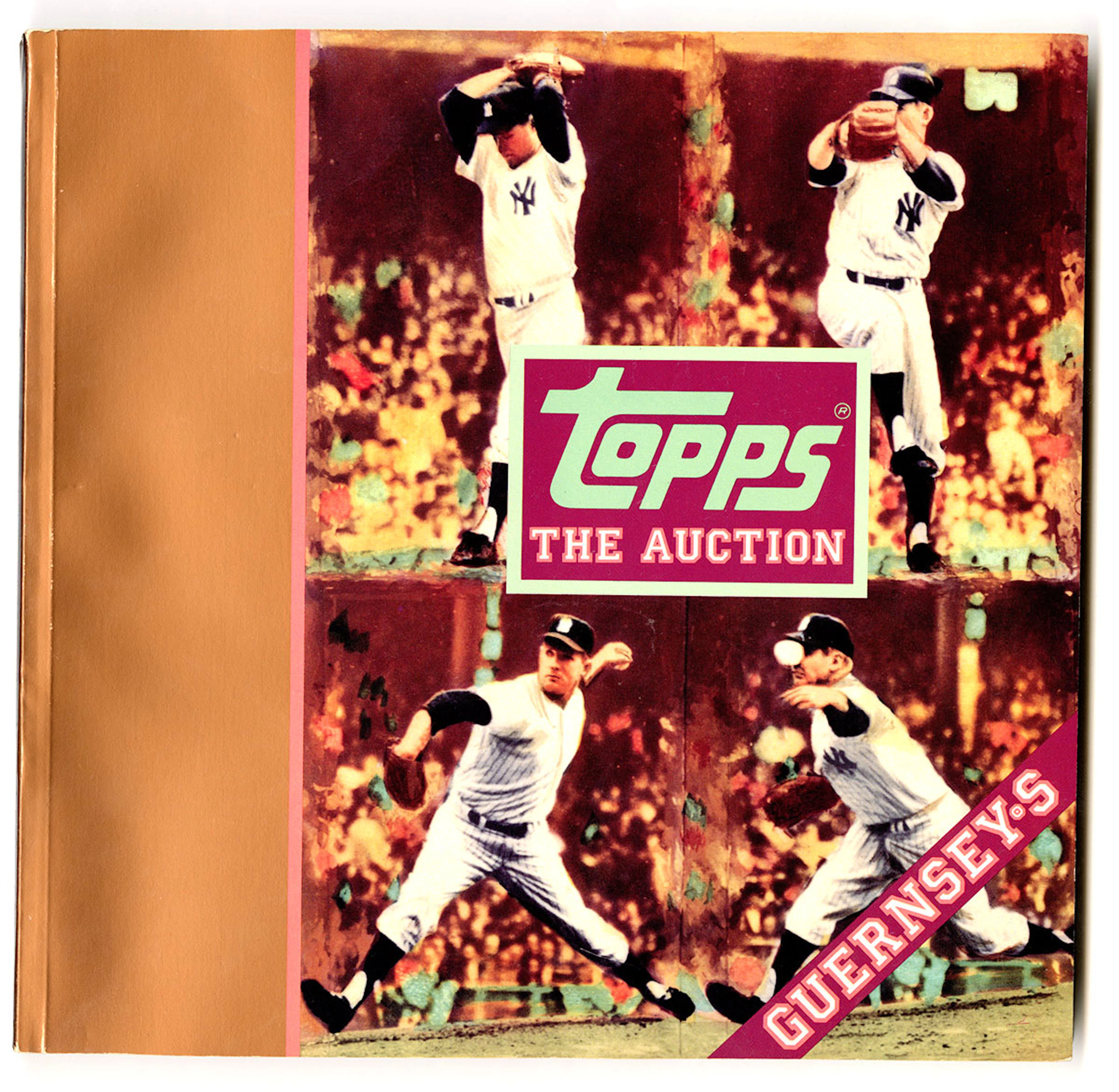 Original 1989 Topps Guernsey's Auction House Catalog