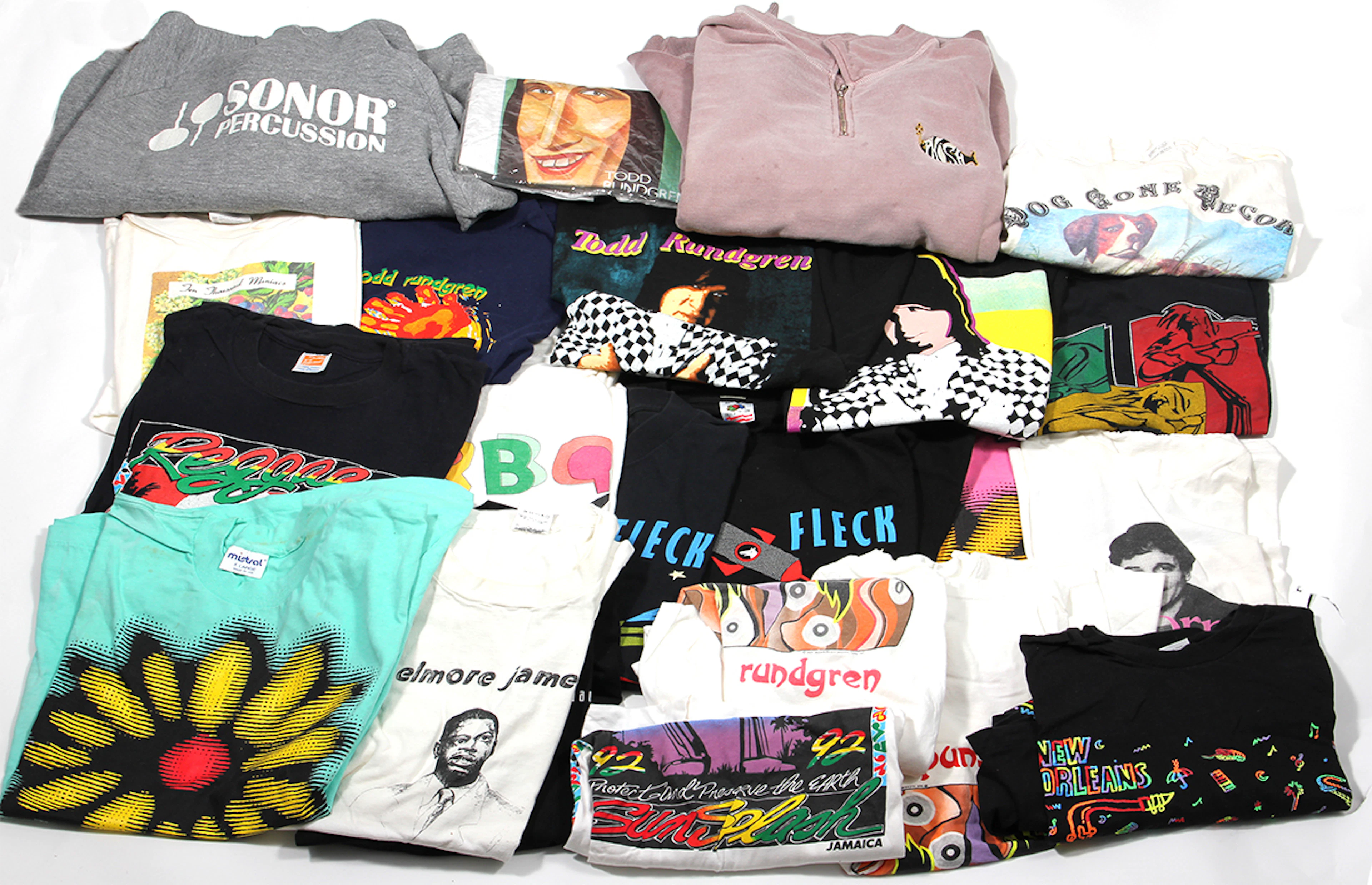 Albert Grossman Owned Concert T-Shirt Collection