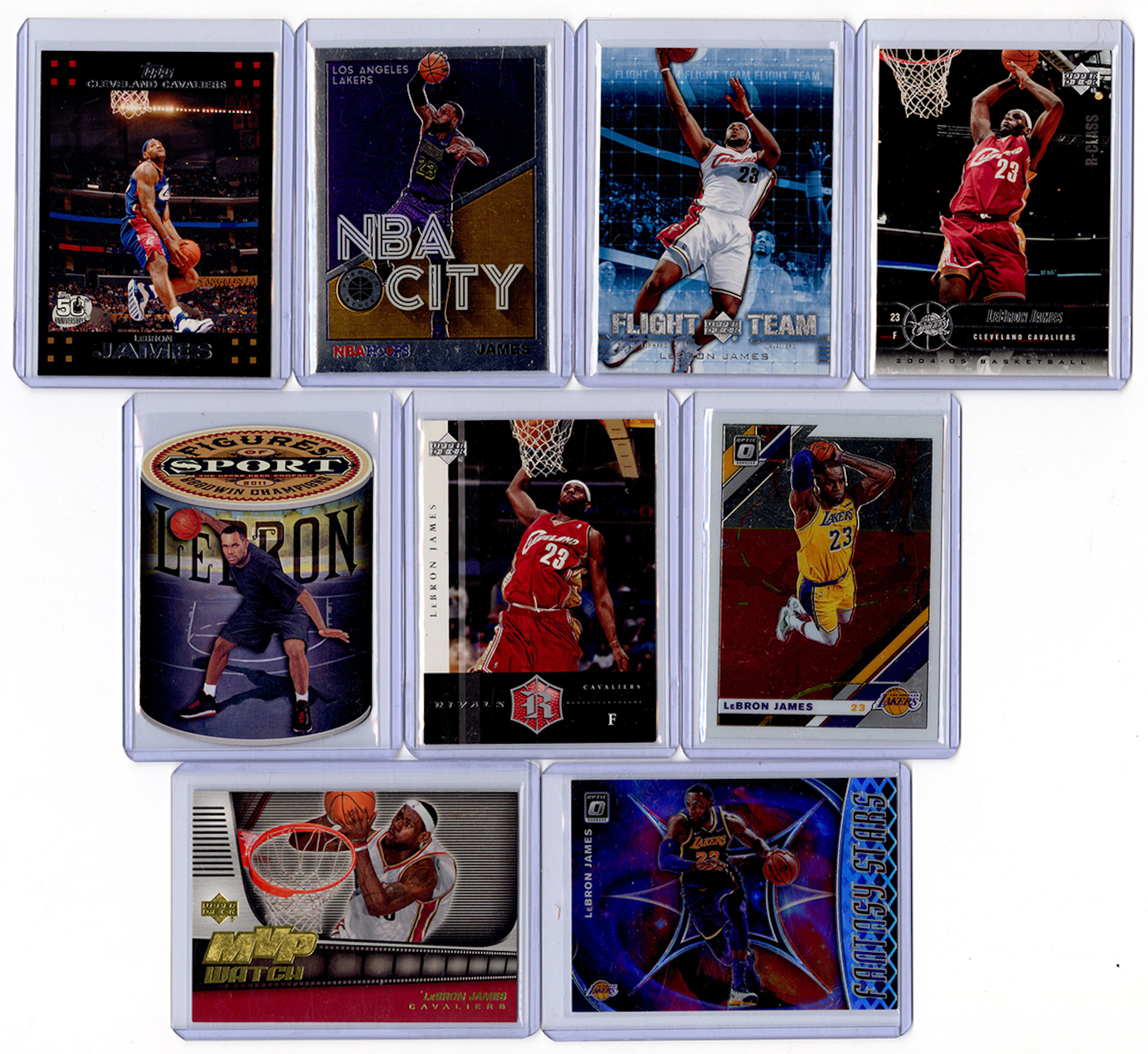 LeBron James Basketball Card Lot
