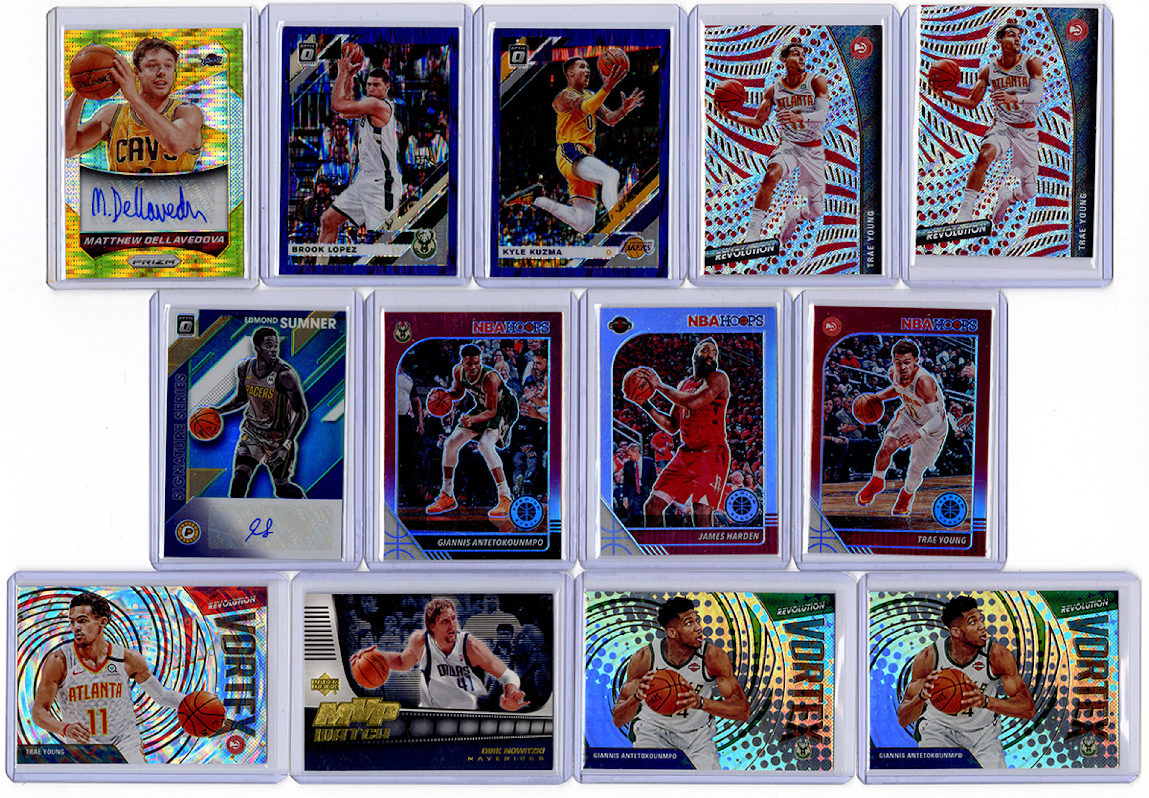 NBA Auto, Holo, Refractor Lot (Includes Dellavedova Gold Sparkle Auto 6/10)