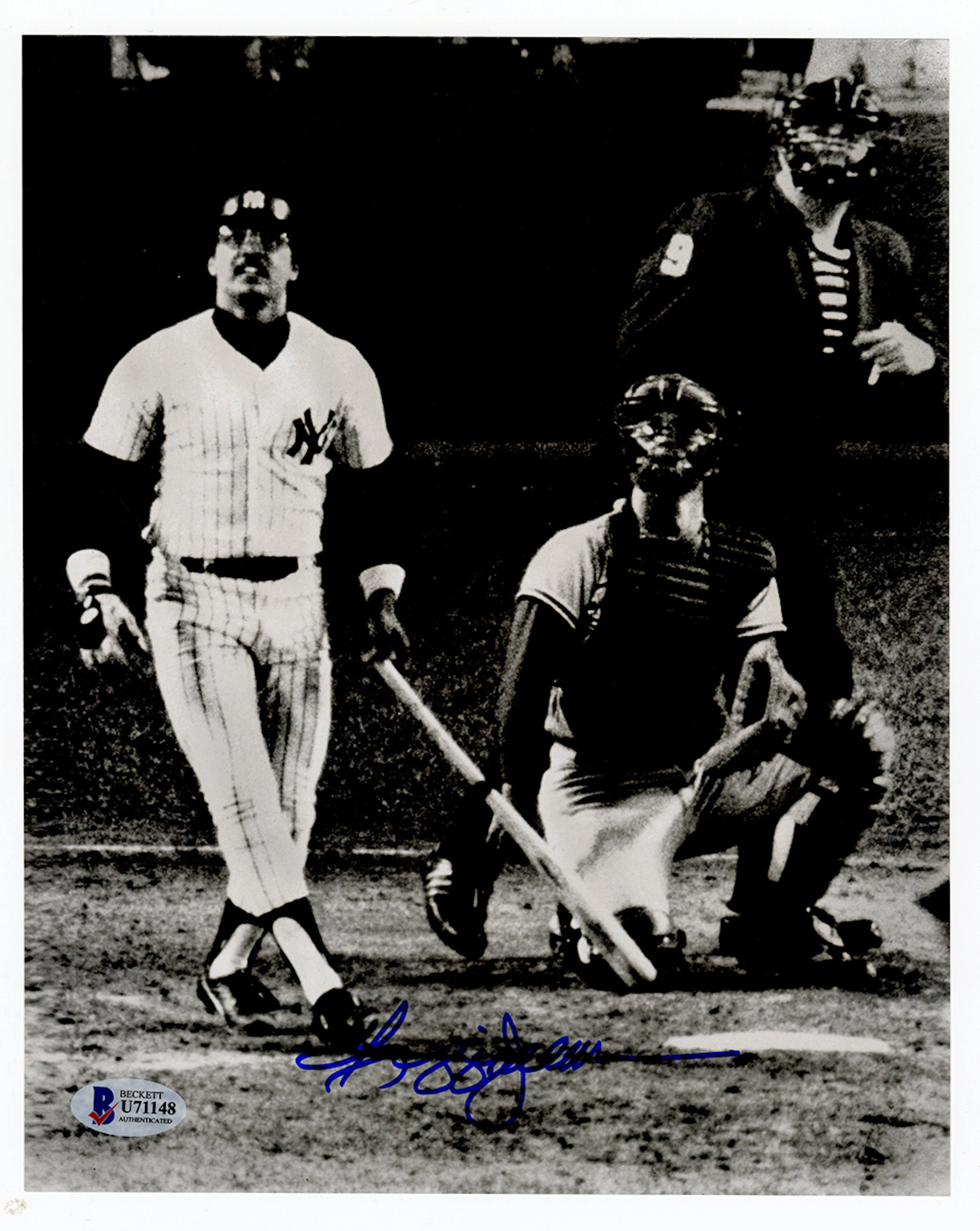Reggie Jackson Signed Photograph Beckett