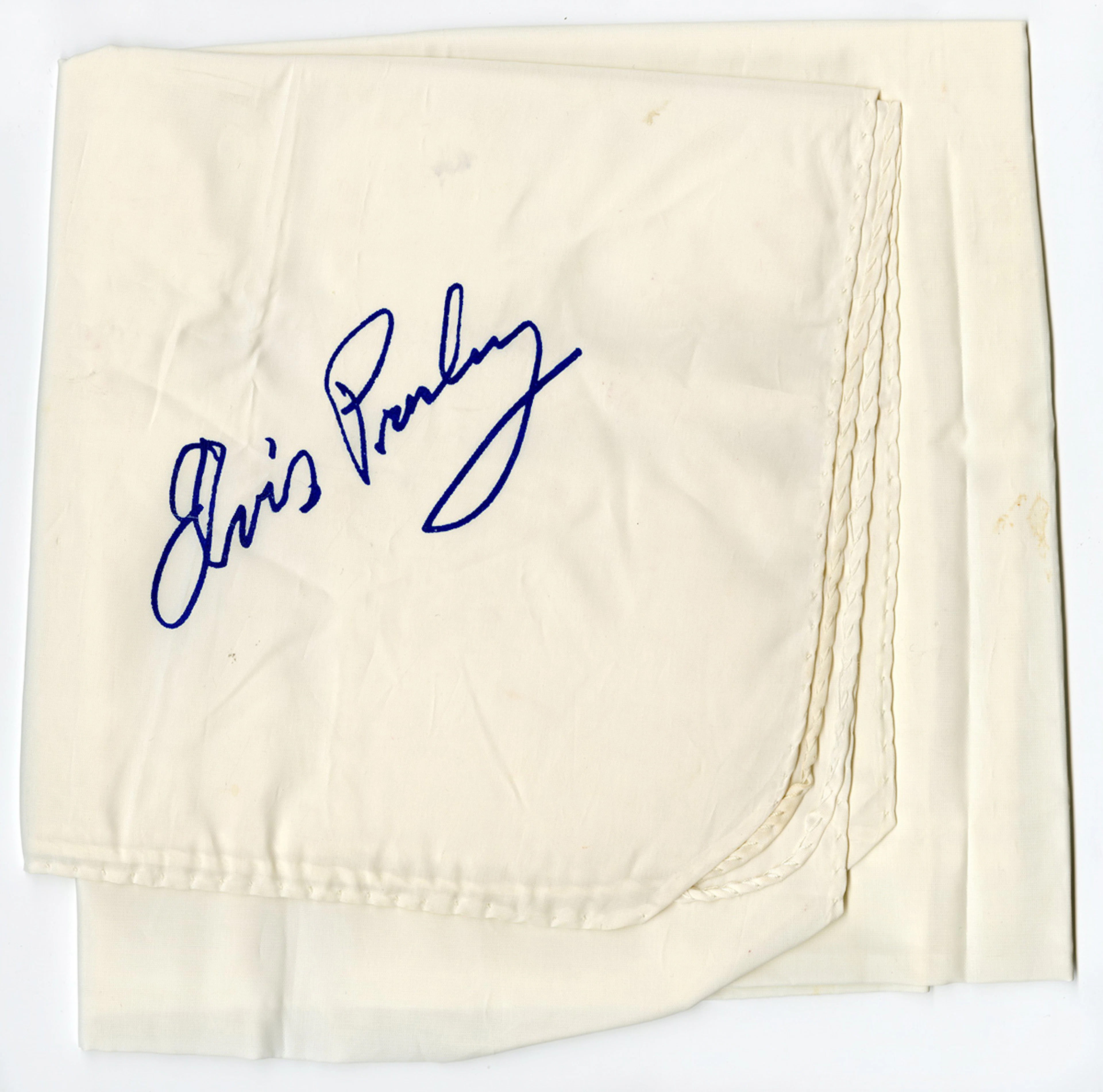 Elvis Presley Stage Worn Concert Scarf Used During Iconic...