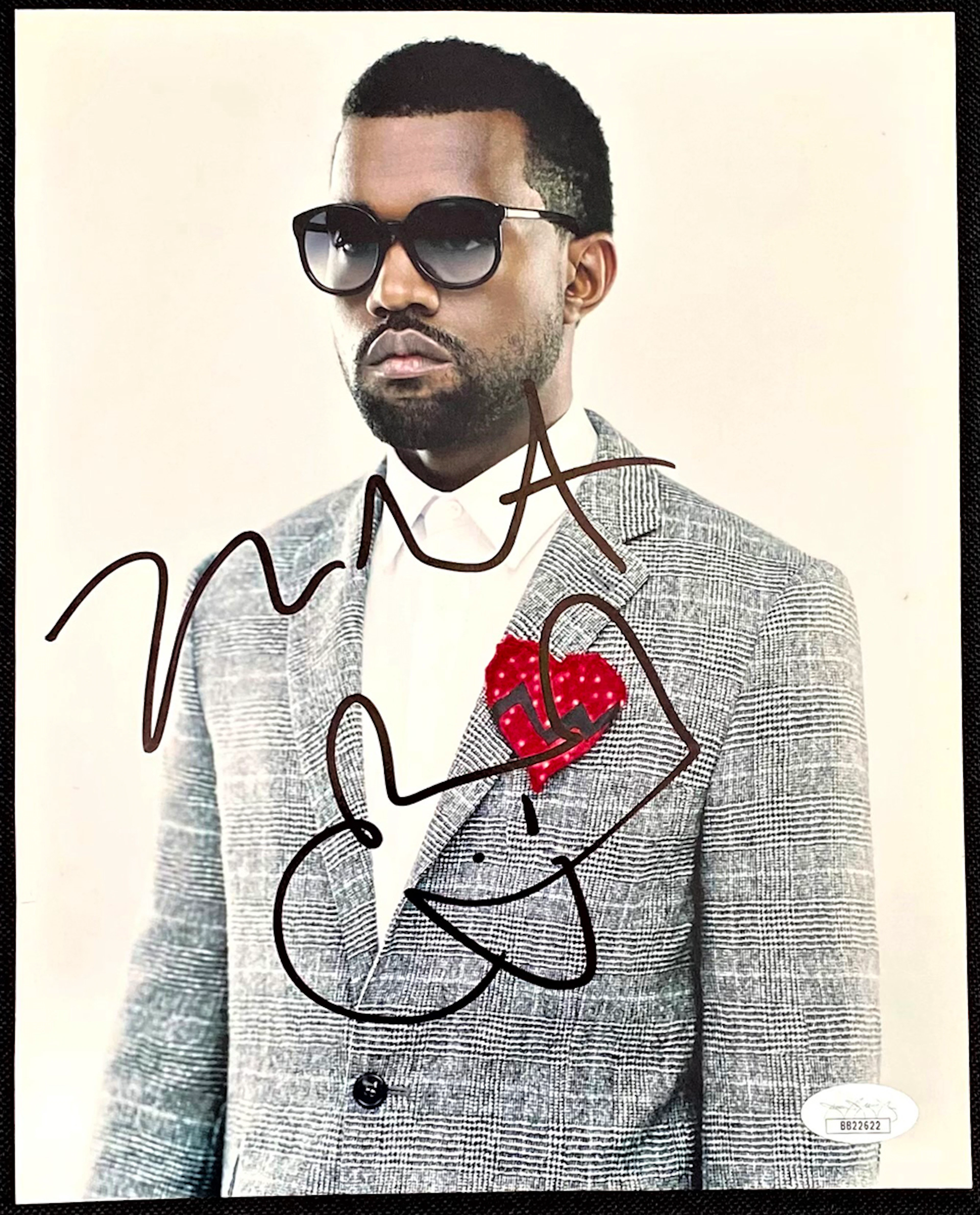 Kanye West Signed "808's and Heartbreak" Photograph JSA