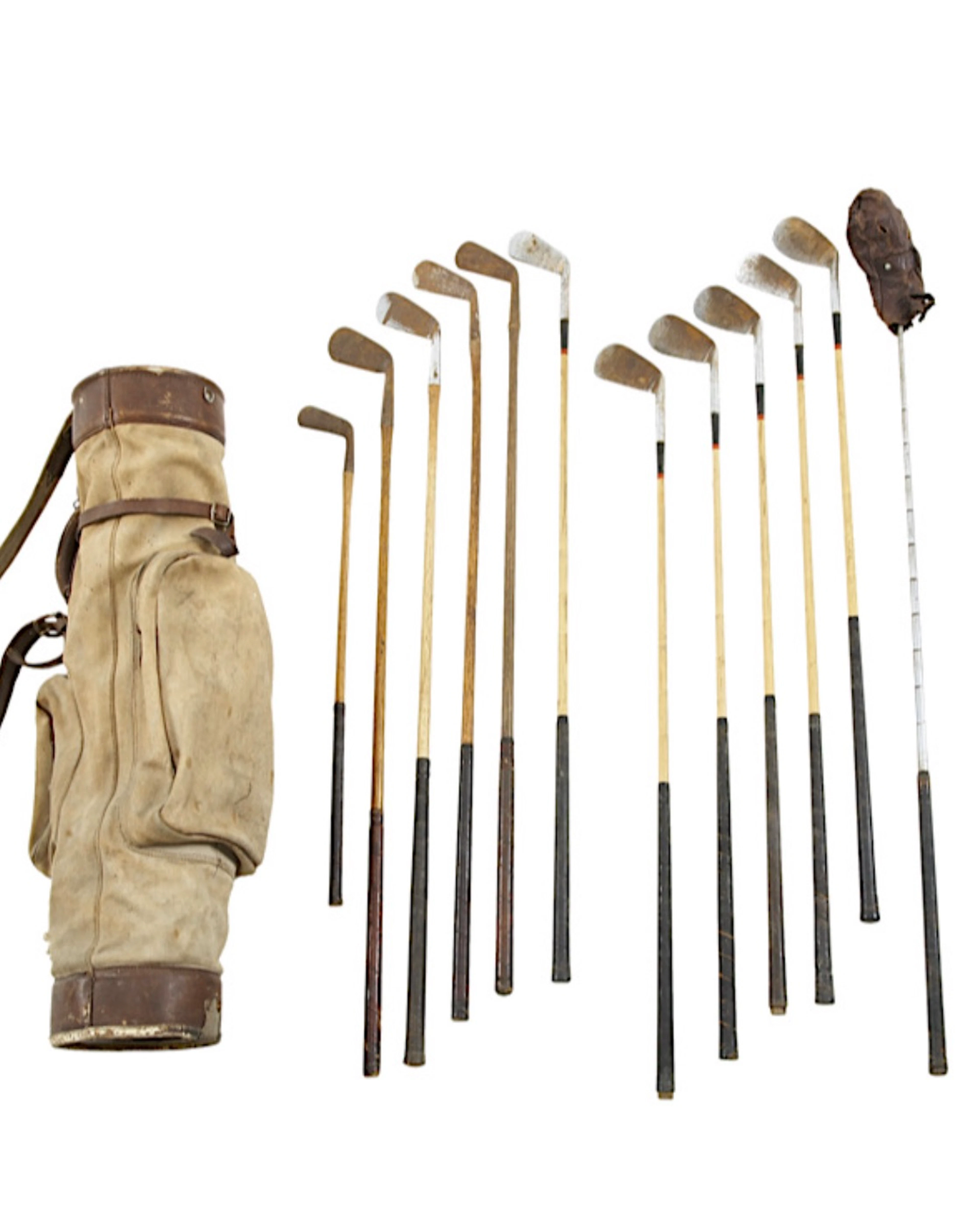 1930's Ty Cobb Owned and Used Golf Clubs Rex Teeslink Collection