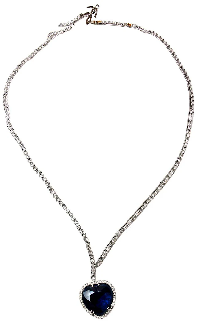 “Heart of the Ocean” Prop Diamond Necklace Used in "Titanic"