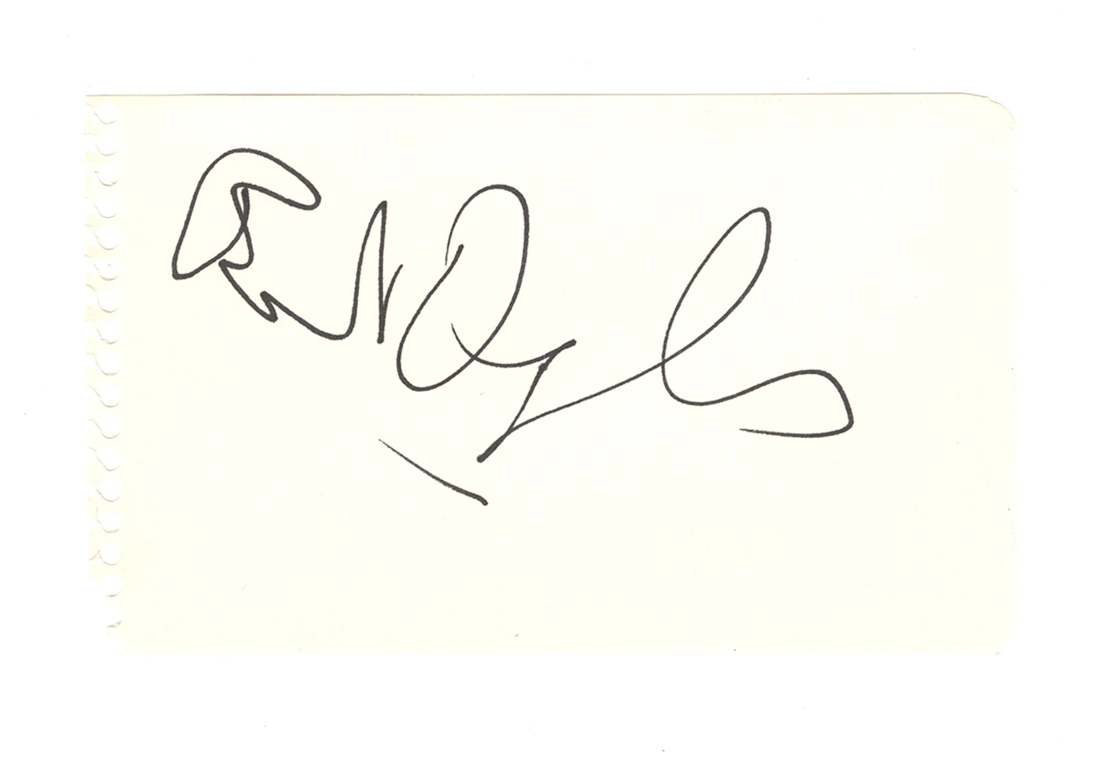 Bob Dylan Vintage Signed Autograph Book Page JSA